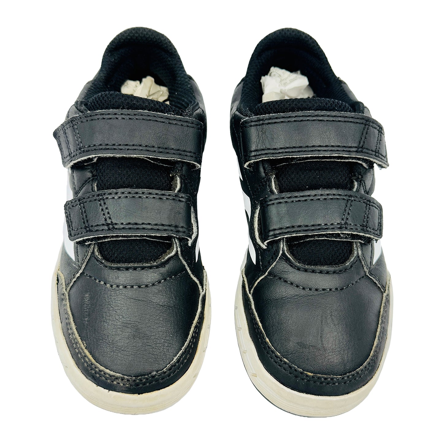 Front image of Adidas Kid's Altasport Black Shoes (Size 28) - D96829