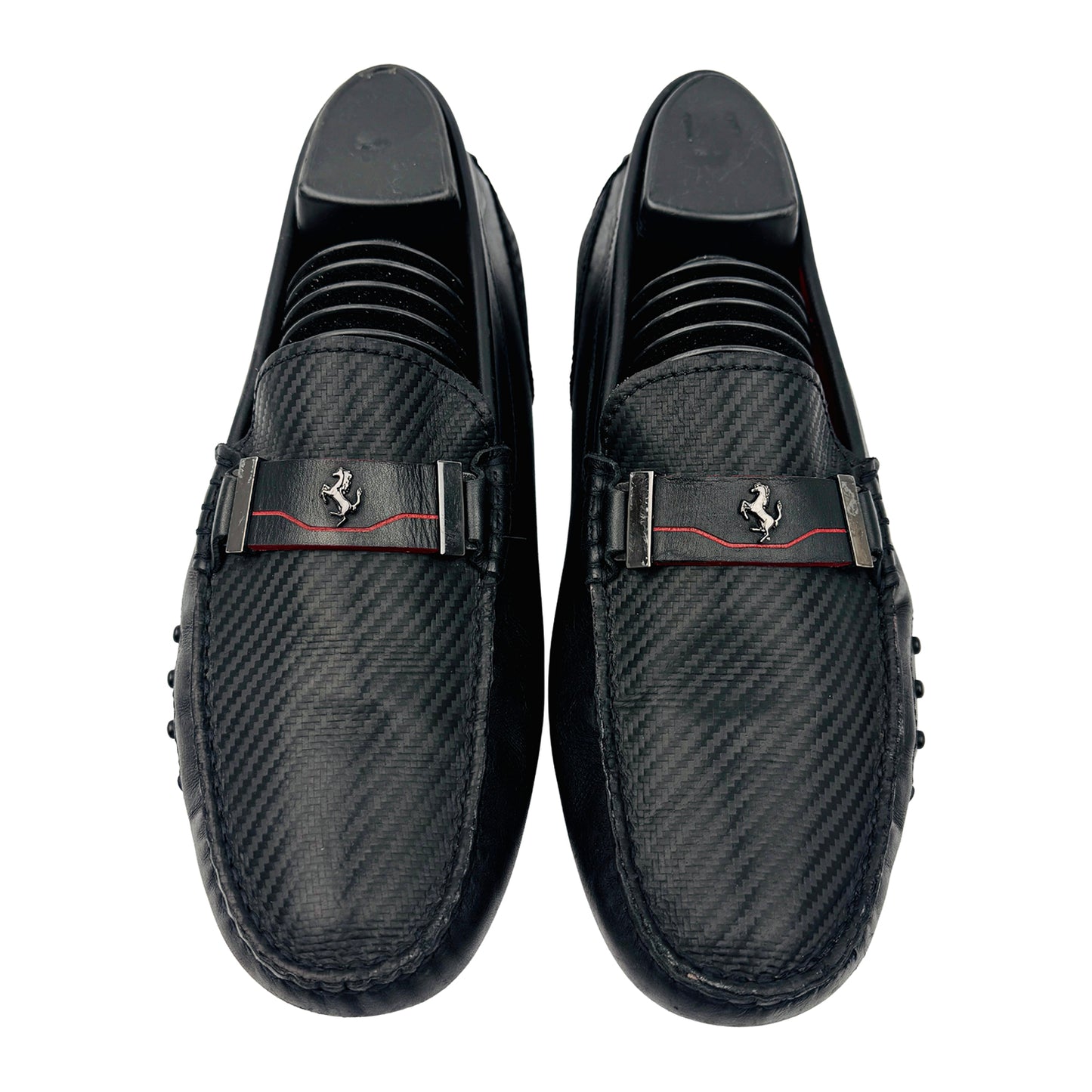 Tod's for Ferrari Gommino Black Driving Loafers (Size 42)