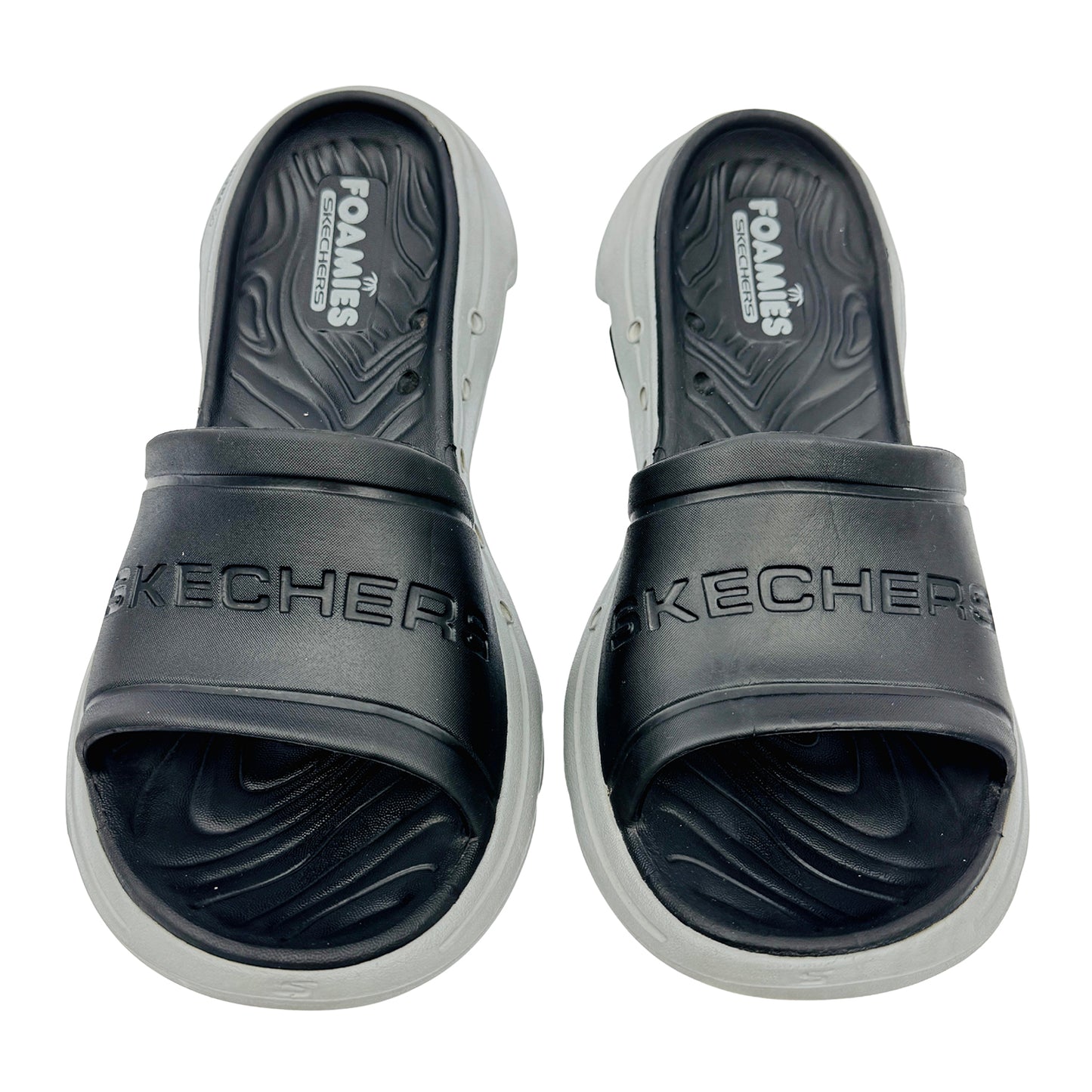 Skechers Go Walk 5 - Surfs Out Slides (Size 39/40) - 243005-BKGY