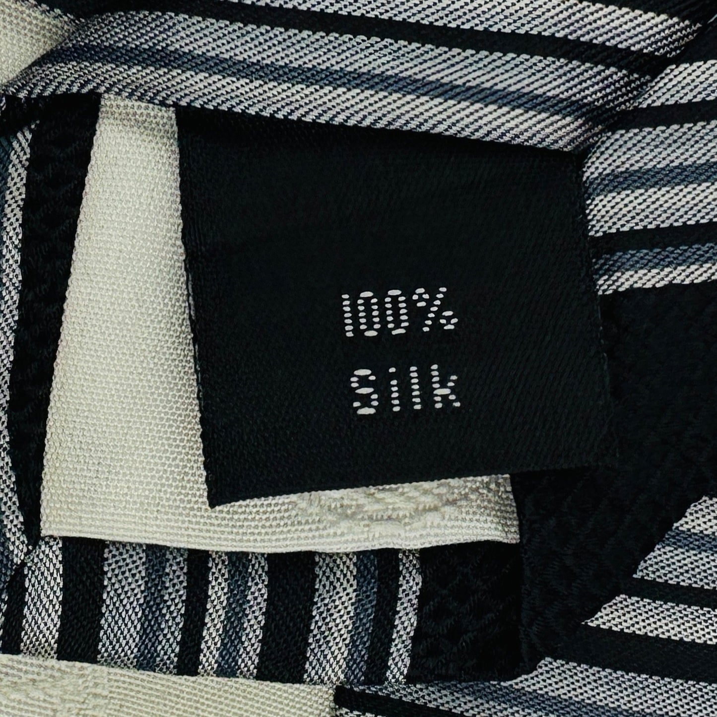 Volkswagen Black 'Diagonal Stripes' Tie (Size Regular)