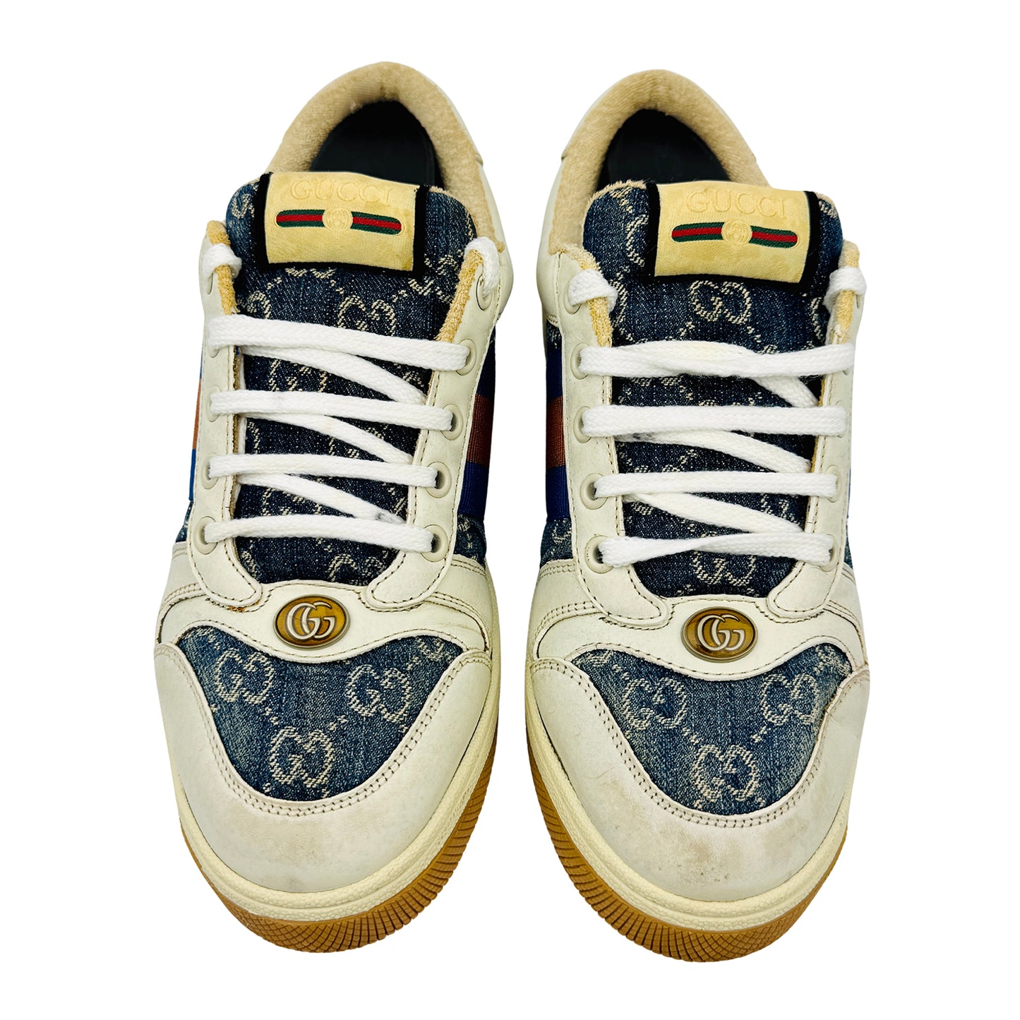 Gucci Men's Screener Multicolor Sneakers (Size 40)