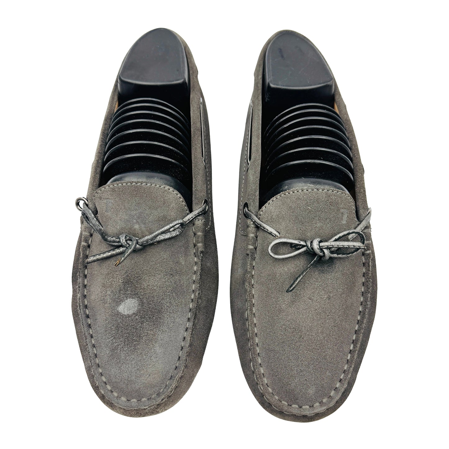 Tods Women's Gommino Grey Loafers (Size 39.5)