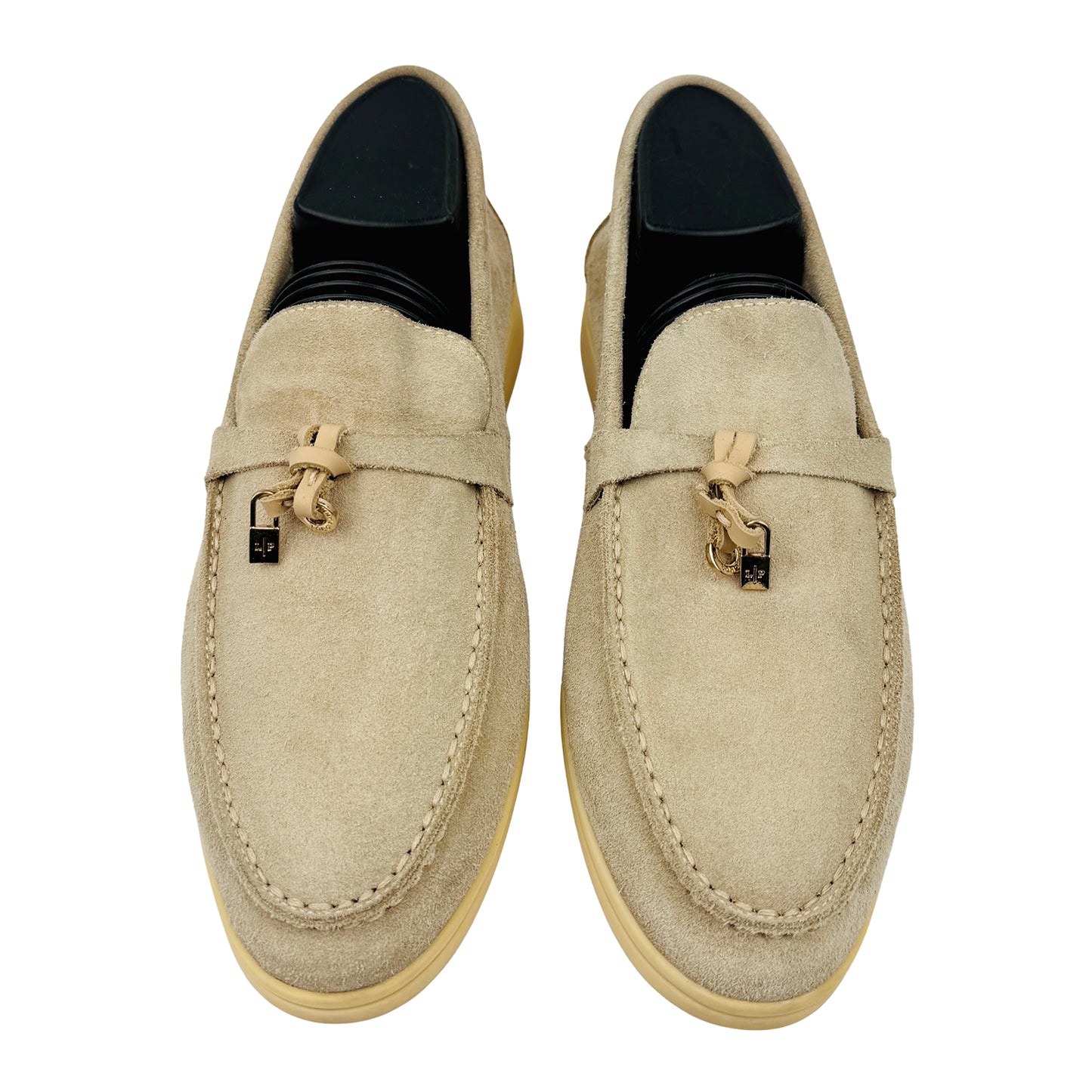 Loro Piana Summer Walk Beige Loafers (Size 39/39.5) - 43182