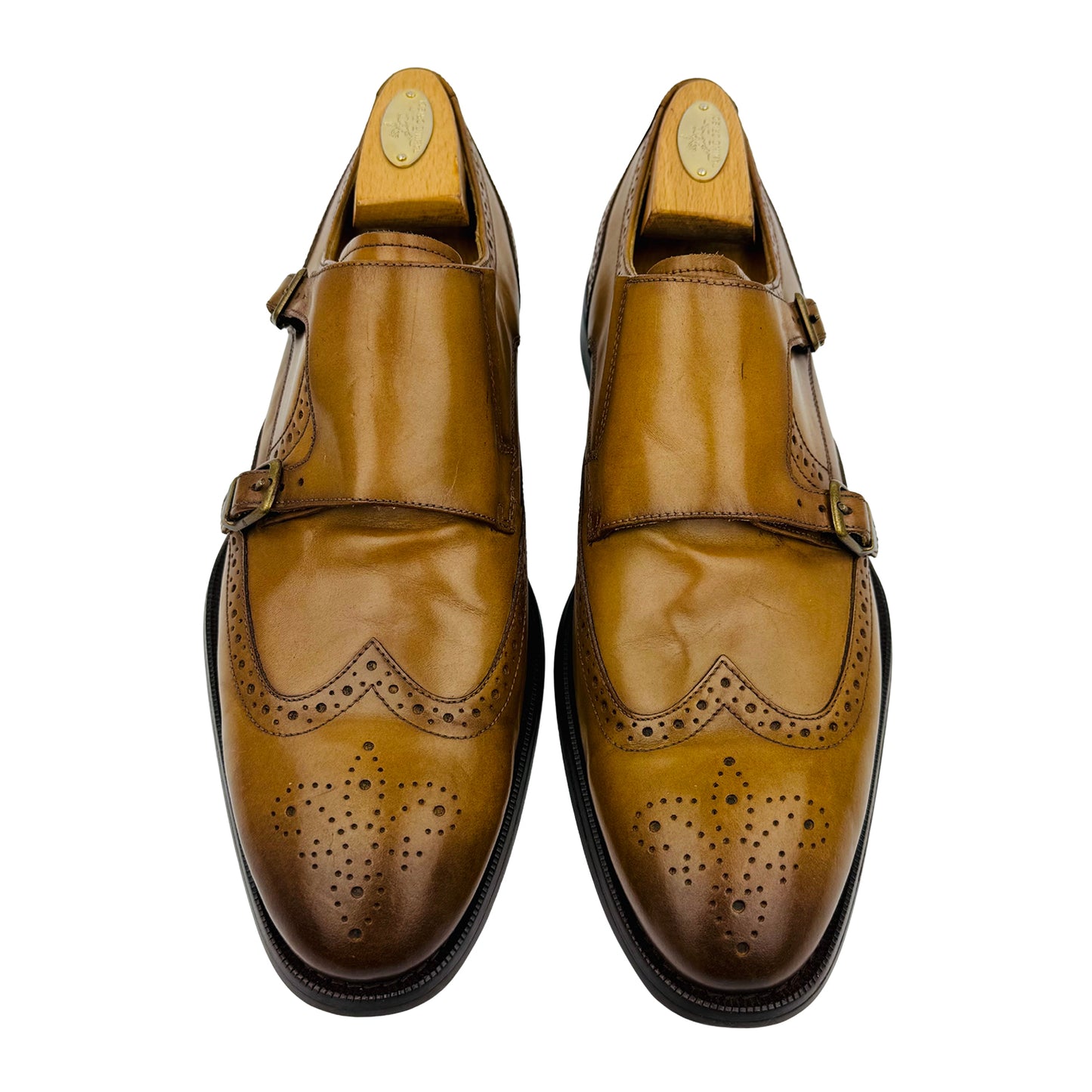 Aldo Men's Ozzano Brown Leather Dress Shoes (Size 42/42.5)