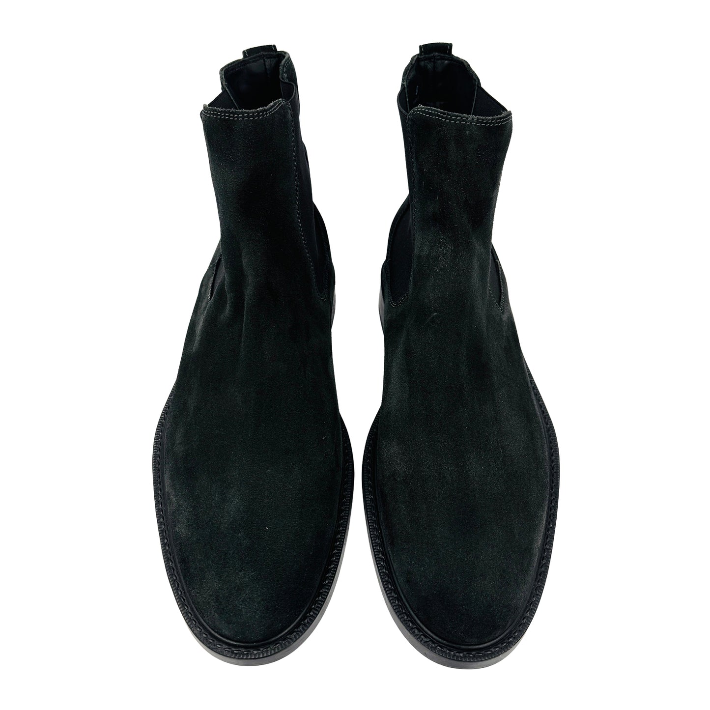 Tod's Tronchetto Black Suede Chelsea Boots (Size 43/43.5)