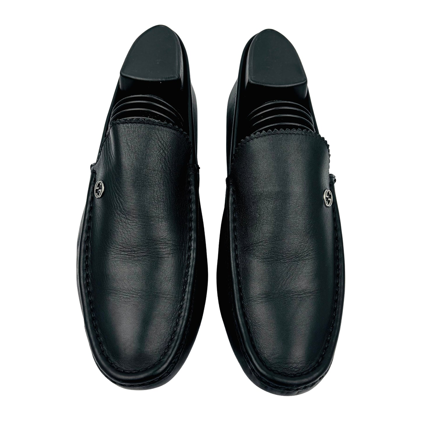Gucci Interlocking G Driver Black Loafer (Size 41/41.5)