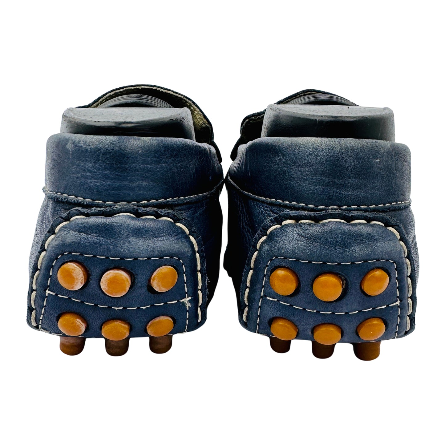 Back Side image of Gianfranco Ferre Men's Blue Moccasins (Size 39/39.5)