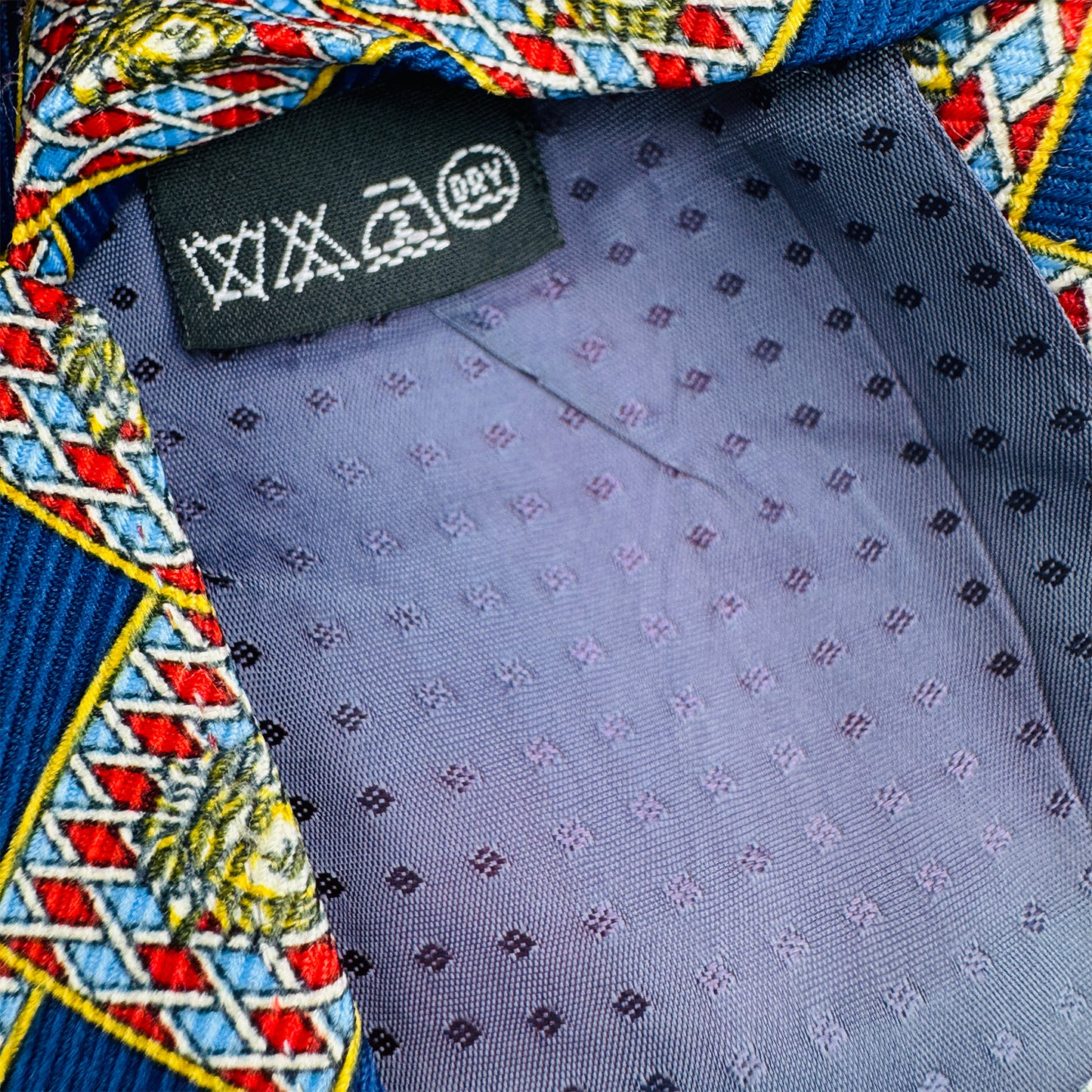 VIVA Multicolor 'Checkerboard Pattern' Tie (Size Regular)