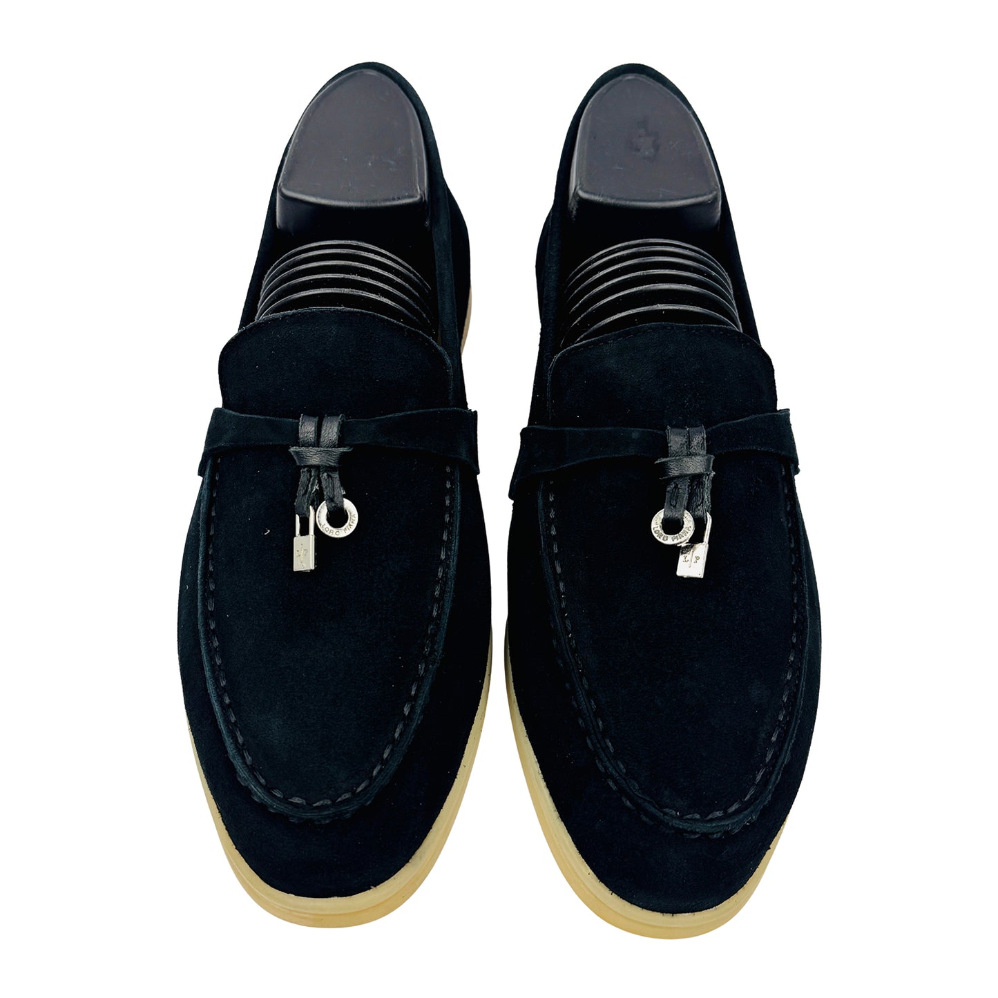 Loro Piana Summer Walk Black Loafers (Size 39/39.5) - J 56000