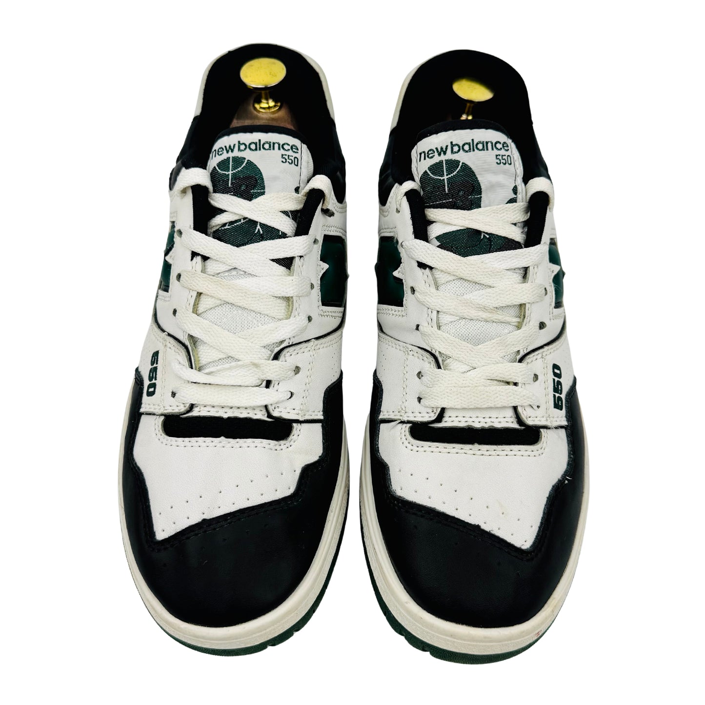 New Balance 550 'White Green Black' Sneakers (Size 41.5) - BB550LE1