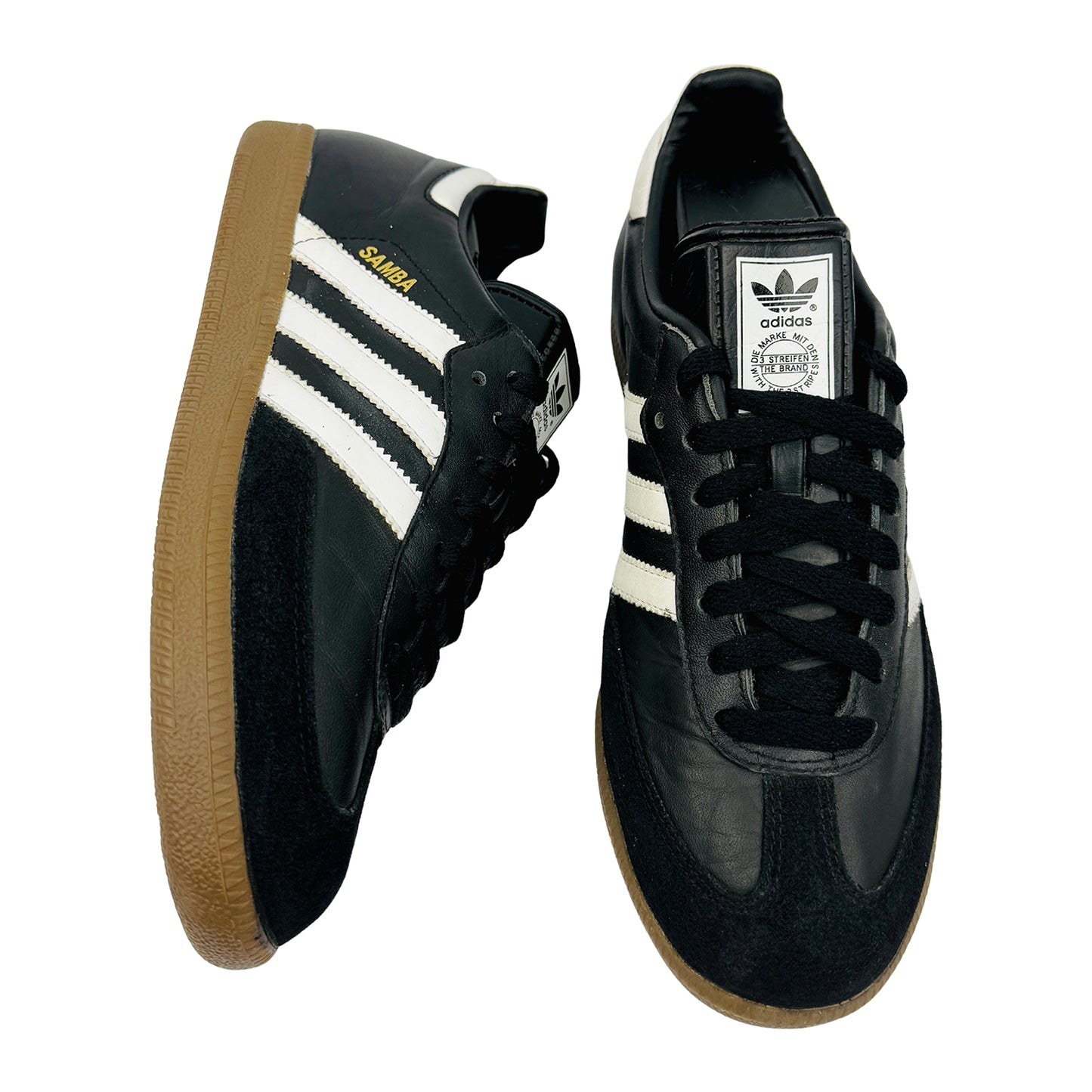 Adidas Samba 'Core Black' Sneakers (Size 40) - 019000