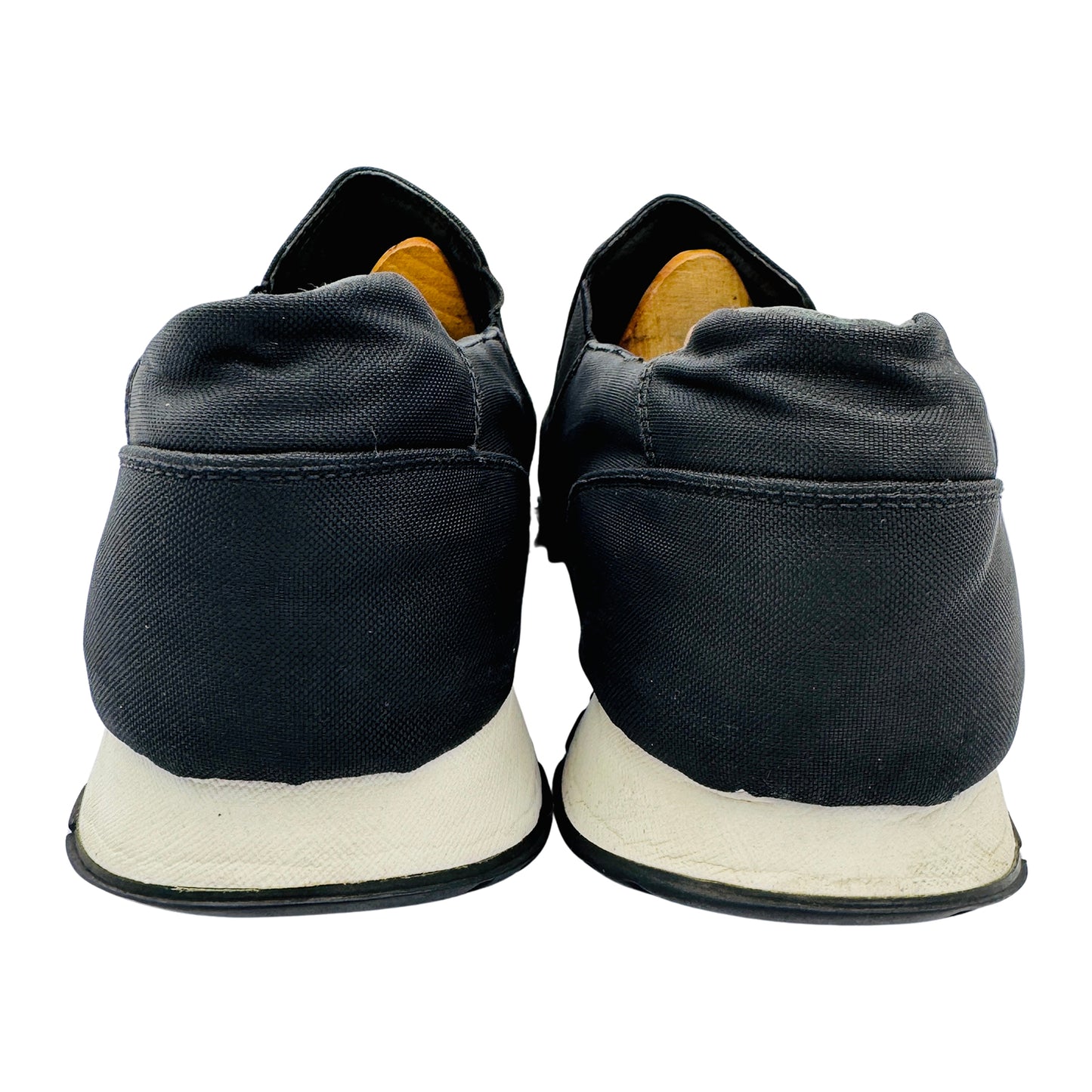 Prada Men's Sport Black Nylon Slipon Shoes (Size 44.5/45)