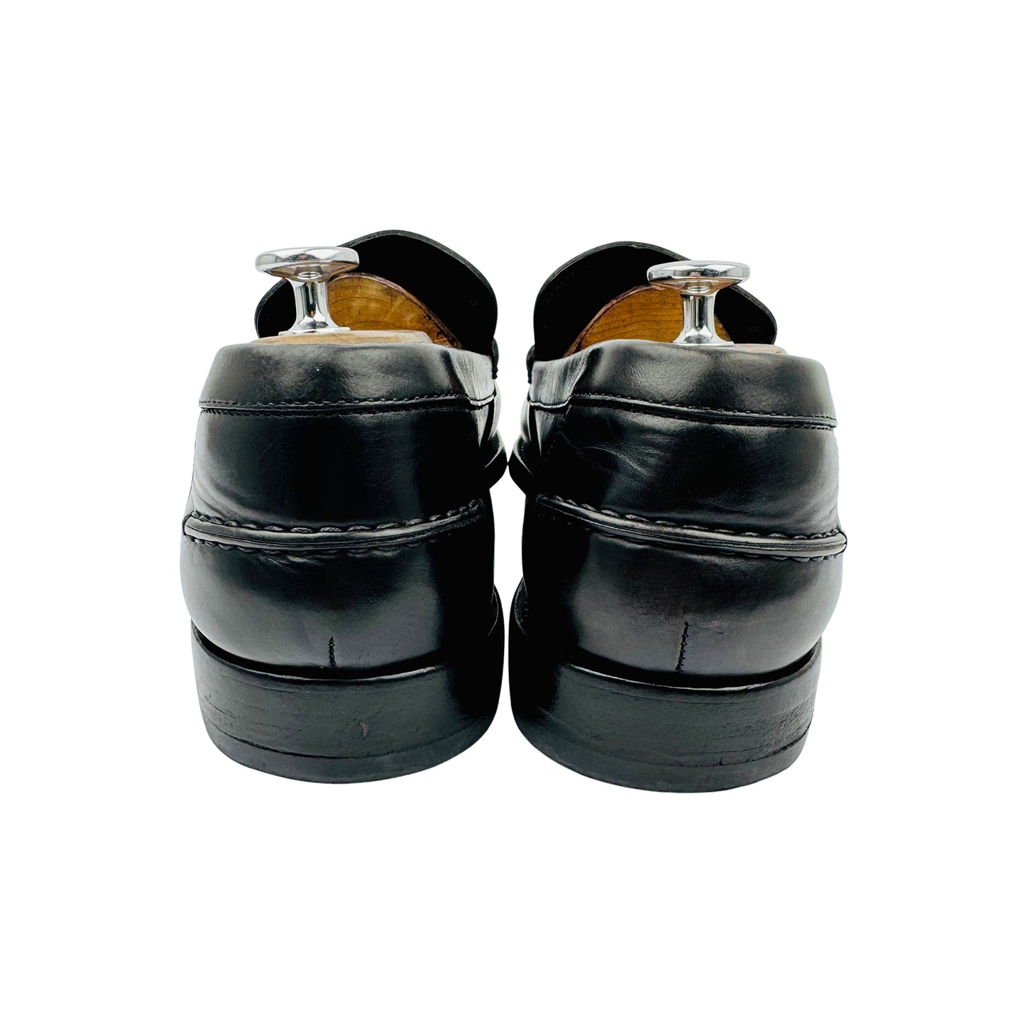 Salvatore Ferragamo Gancini Bit Black Leather Loafer (Size 43.5/44)