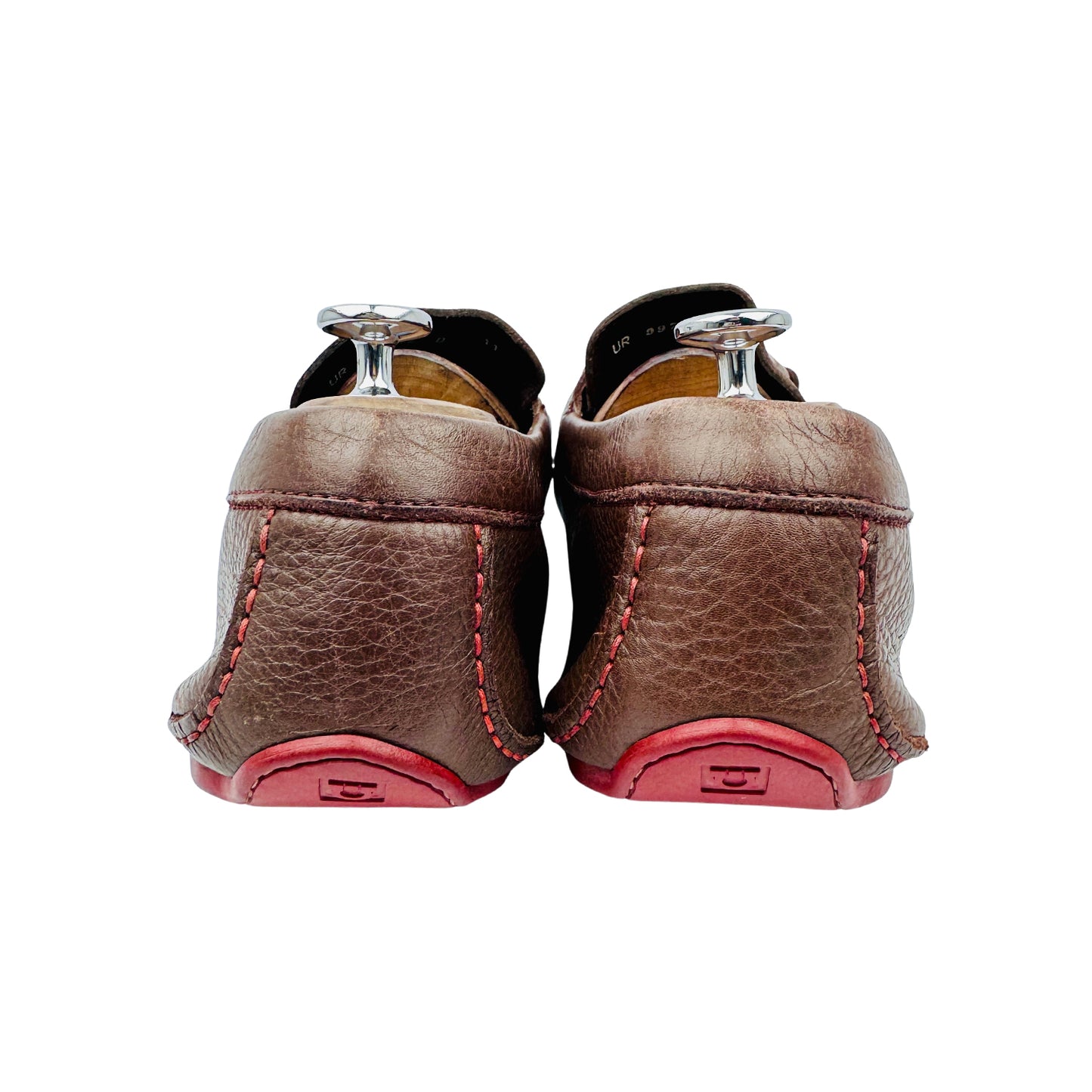 Salvatore Ferragamo Gancini Bit Brown Loafers (Size 44.5/45)