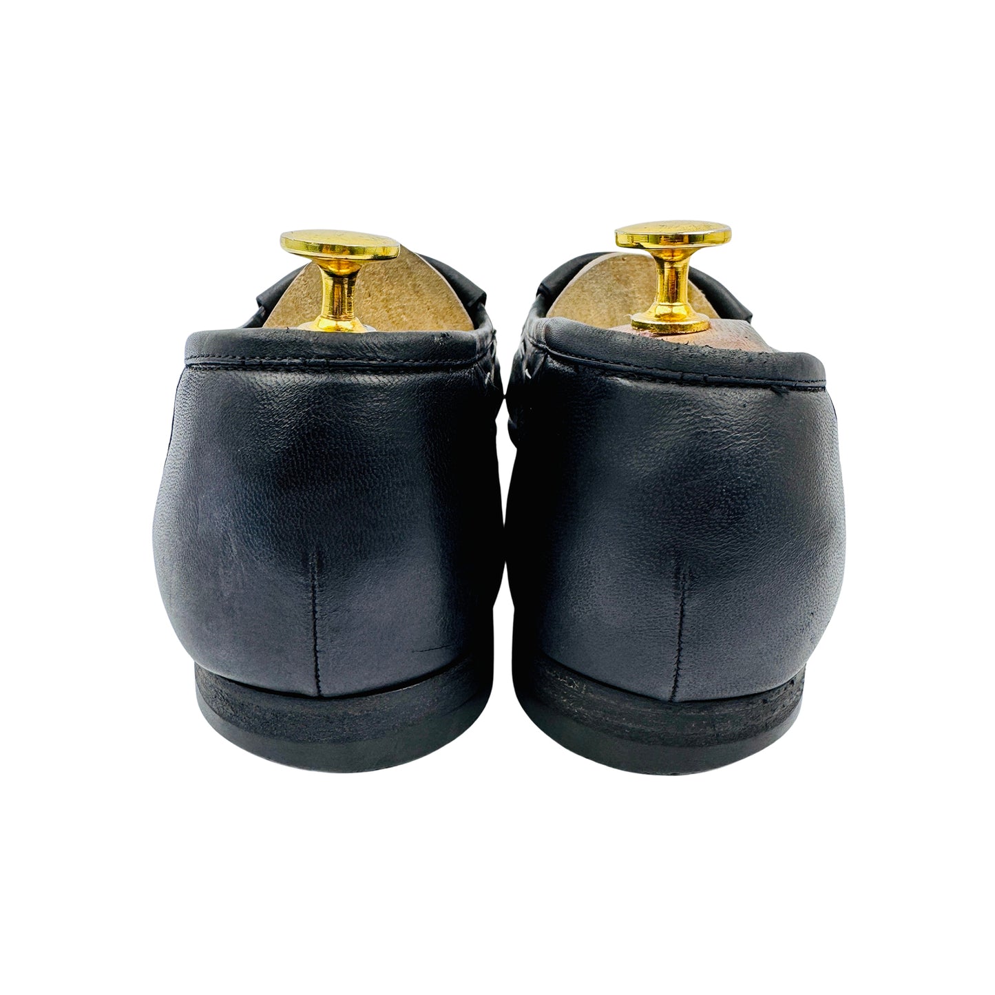 Santoni Men's Black Tasseled Loafers (Size 41.5/42) - 21711-01