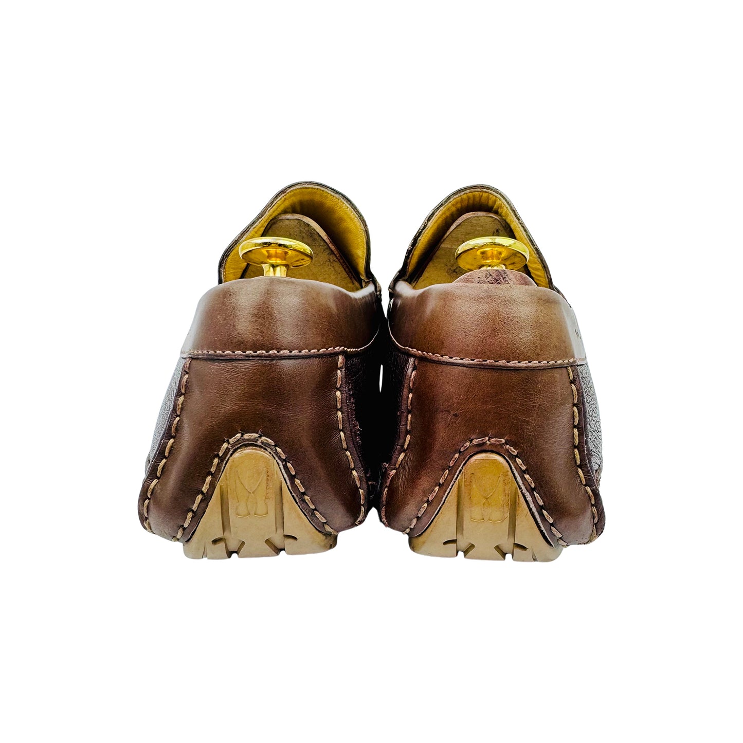 Moreschi Men's Dark Brown Leather Loafer (Size 42.5)