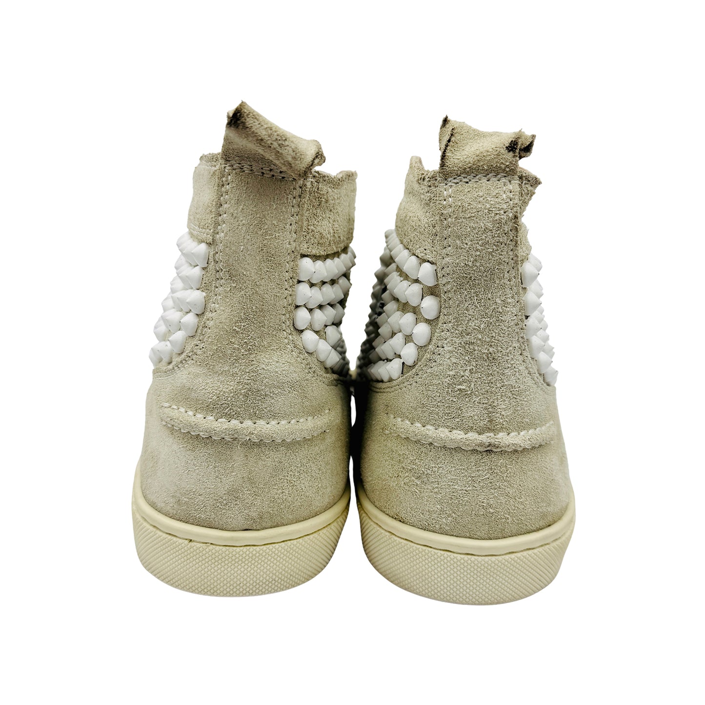 Christian Louboutin Men's Louis Spikes High top Sneakers (Size 45)
