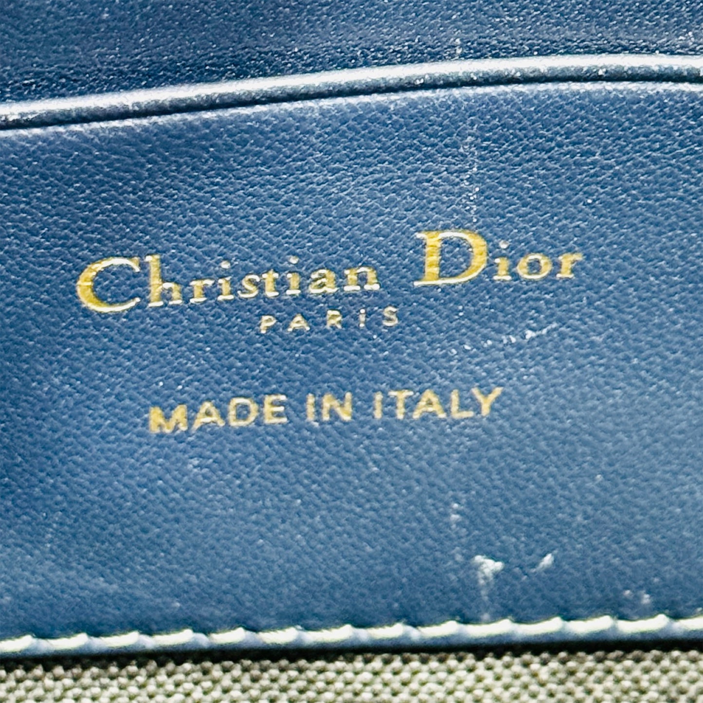 Christian Dior 30 Montaigne Dea Navy Pouch