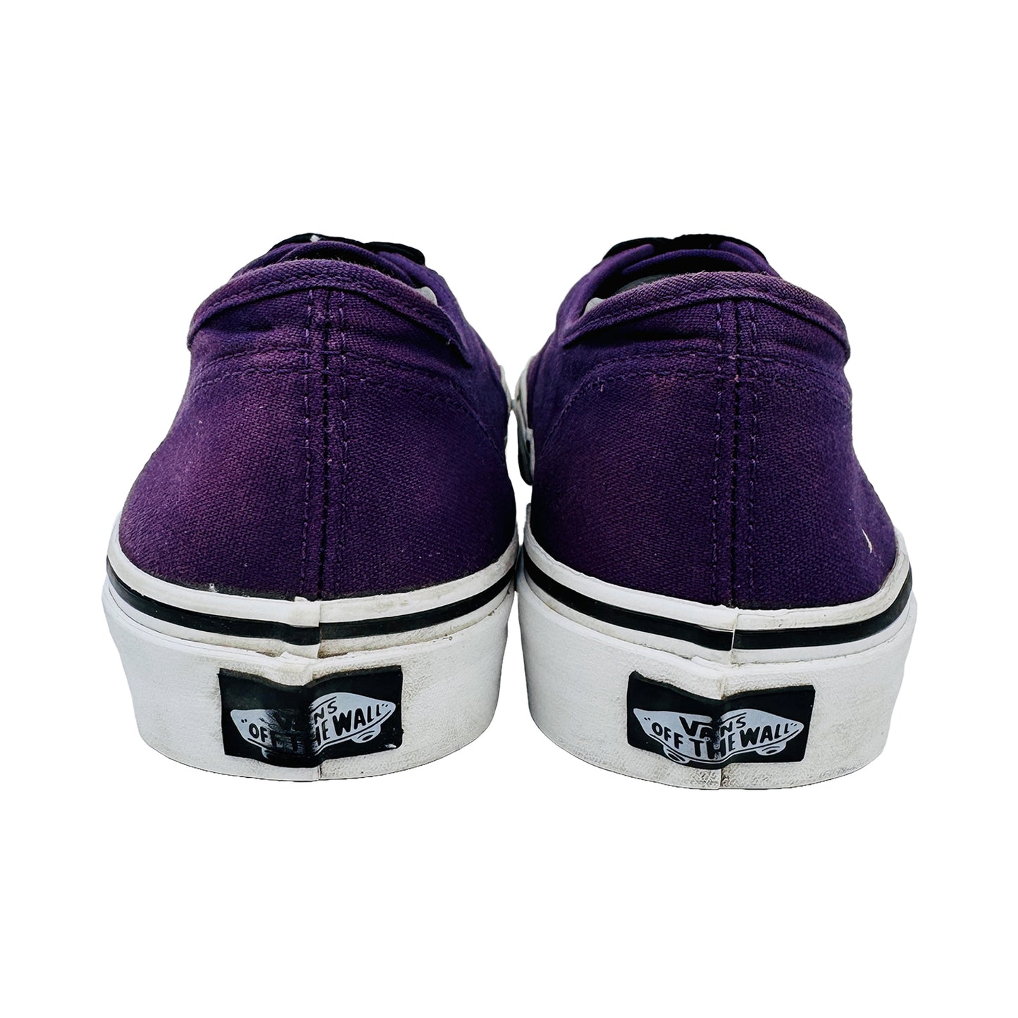 Back Image of Vans Authentic Low Top Purple Sneakers (Size 42/42.5)