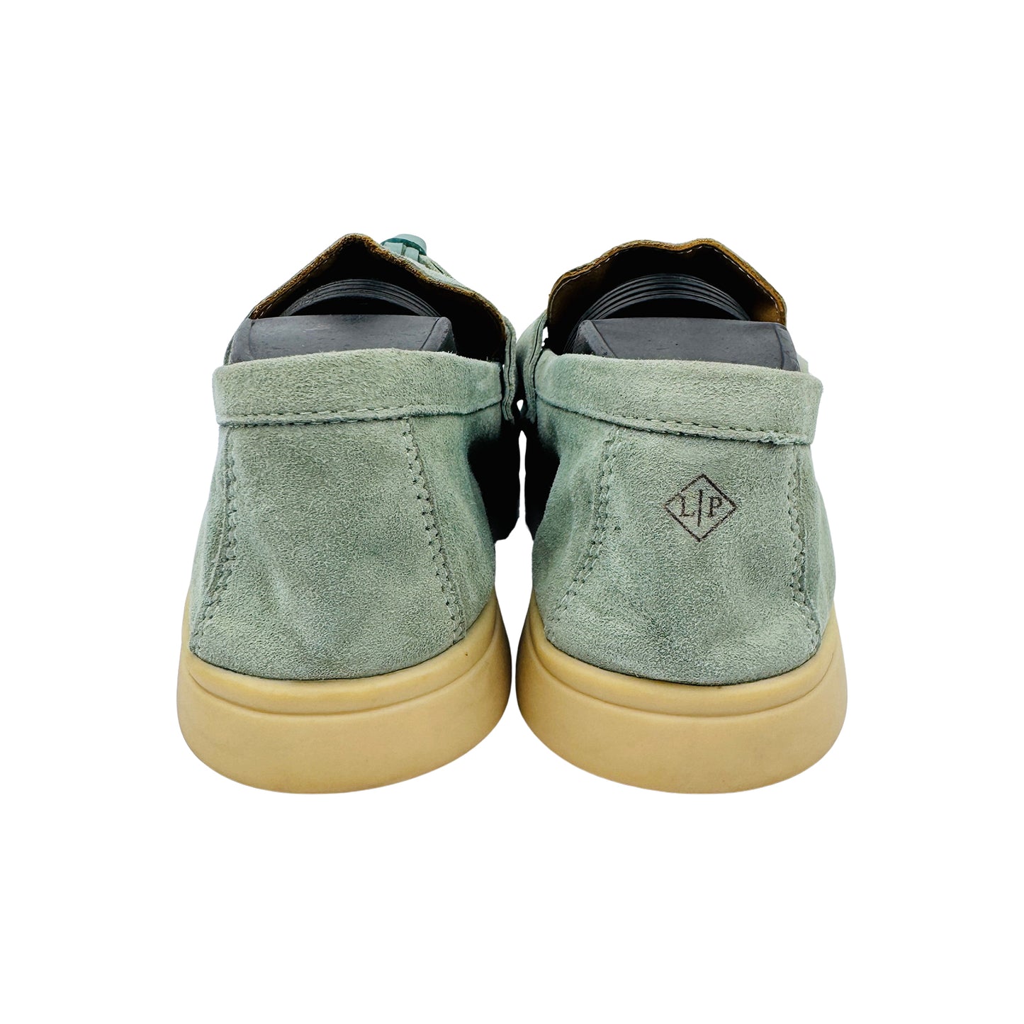 Loro Piana Summer Walk Light Green Loafers (Size 40/40.5) - J 56000