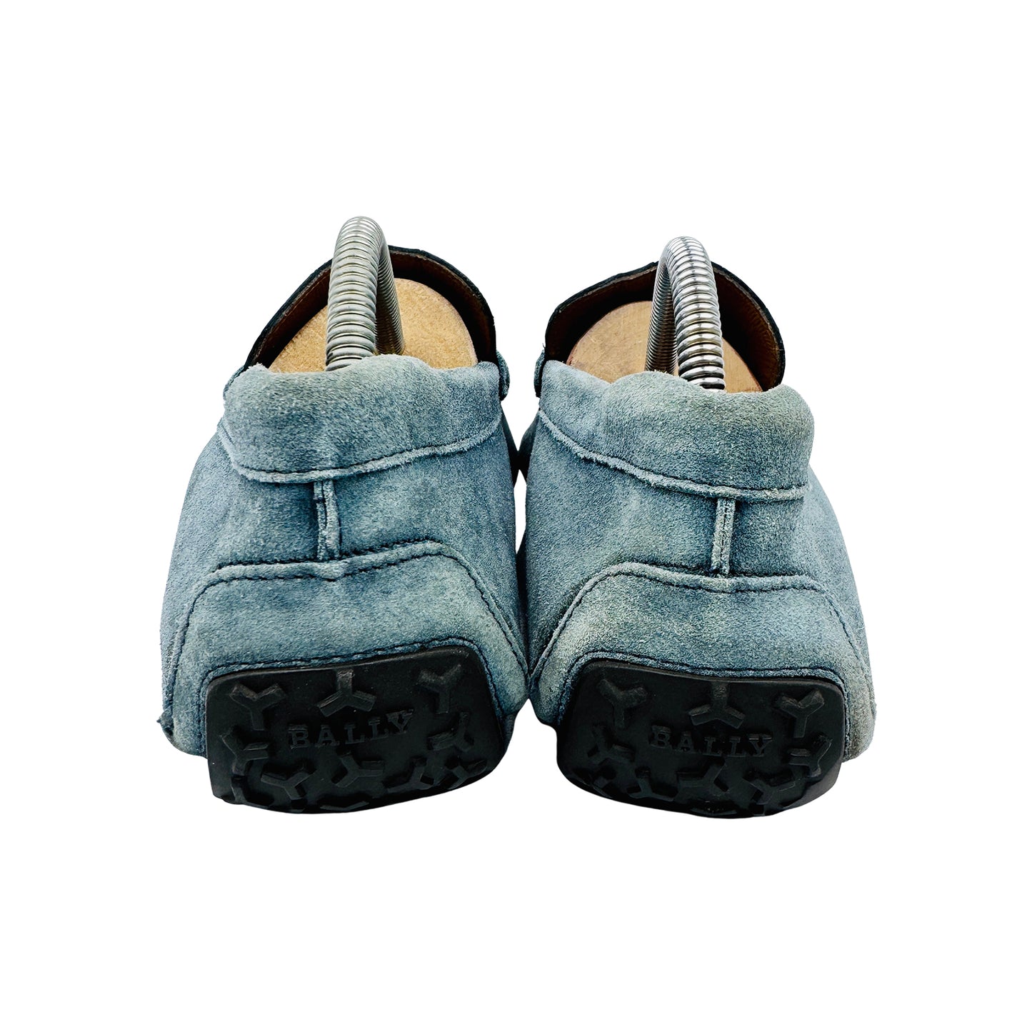 Bally Men's Keeper Blue Suede Leather Loafers (Size 43/43.5)