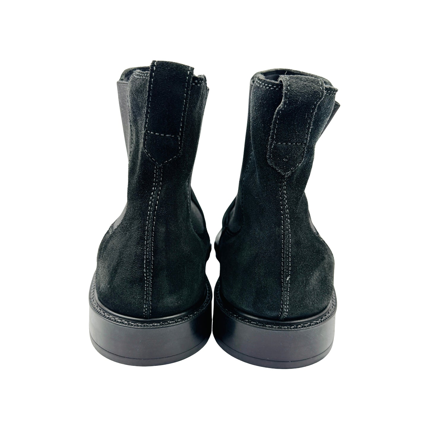 Tod's Tronchetto Black Suede Chelsea Boots (Size 43/43.5)