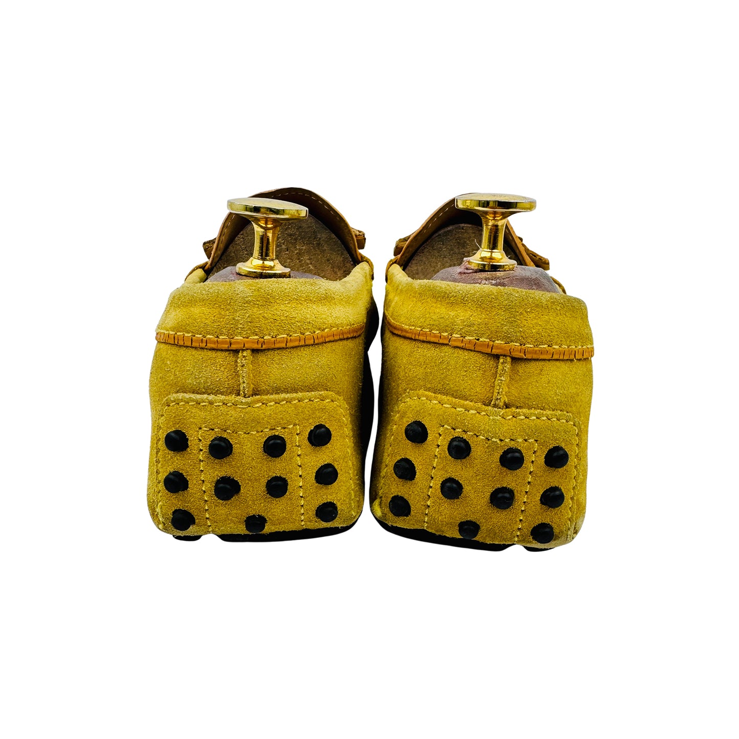Tod's Mustard Suede Gommino Driving Loafers (Size 42)
