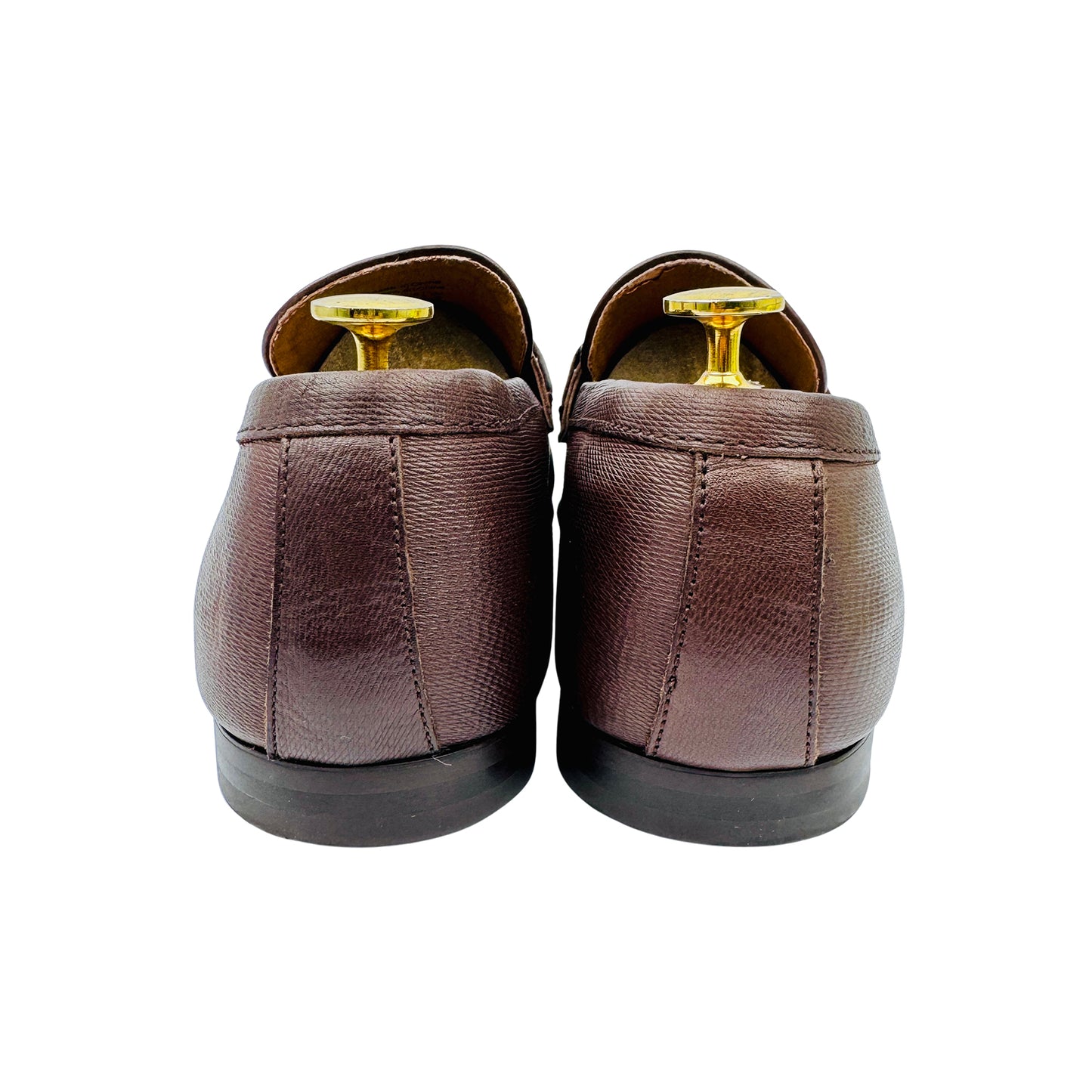 Aldo Men's Brown Leather Loafers (Size 42/42.5)