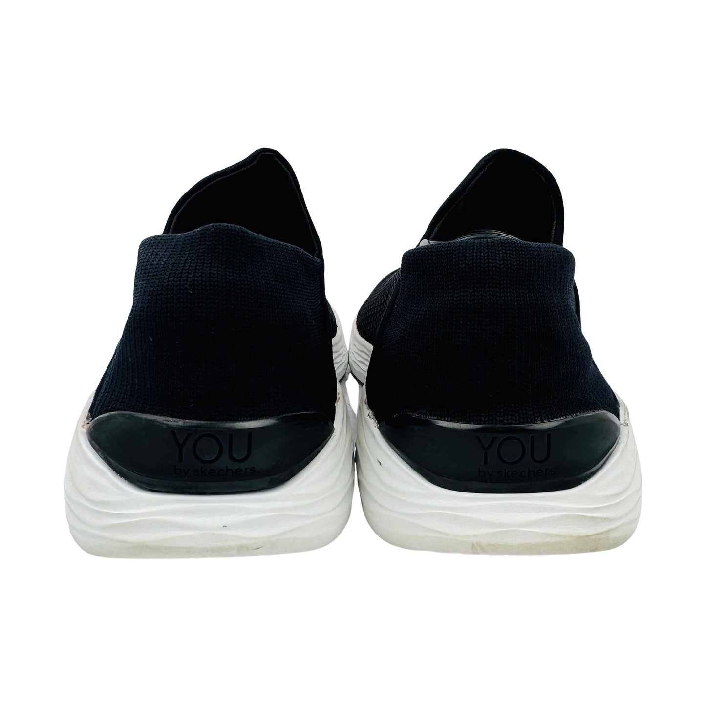 Skechers YOU 'Black White' Slipon Shoes (Size 40/40.5) - 14951 BKW