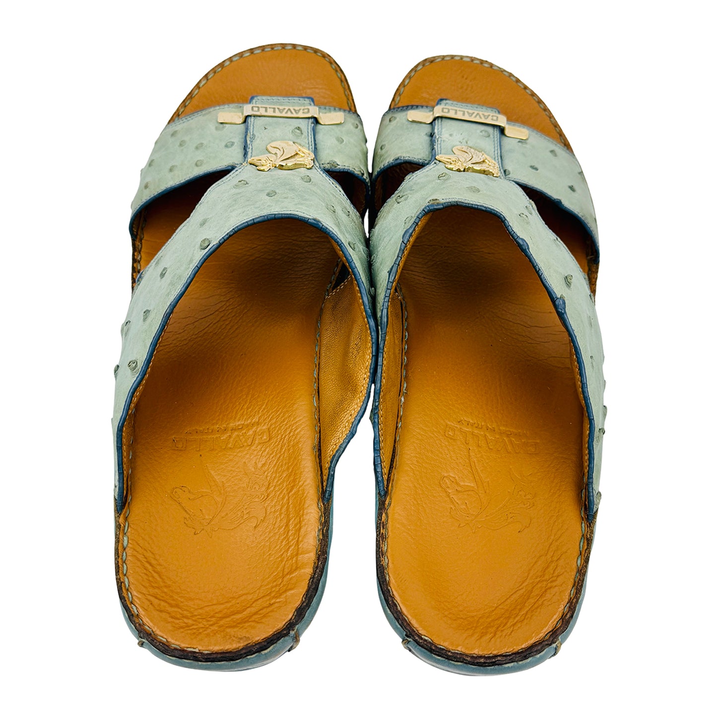 Cavallo Collection Men's Arabic Sandal Slides (Size 43/43.5)
