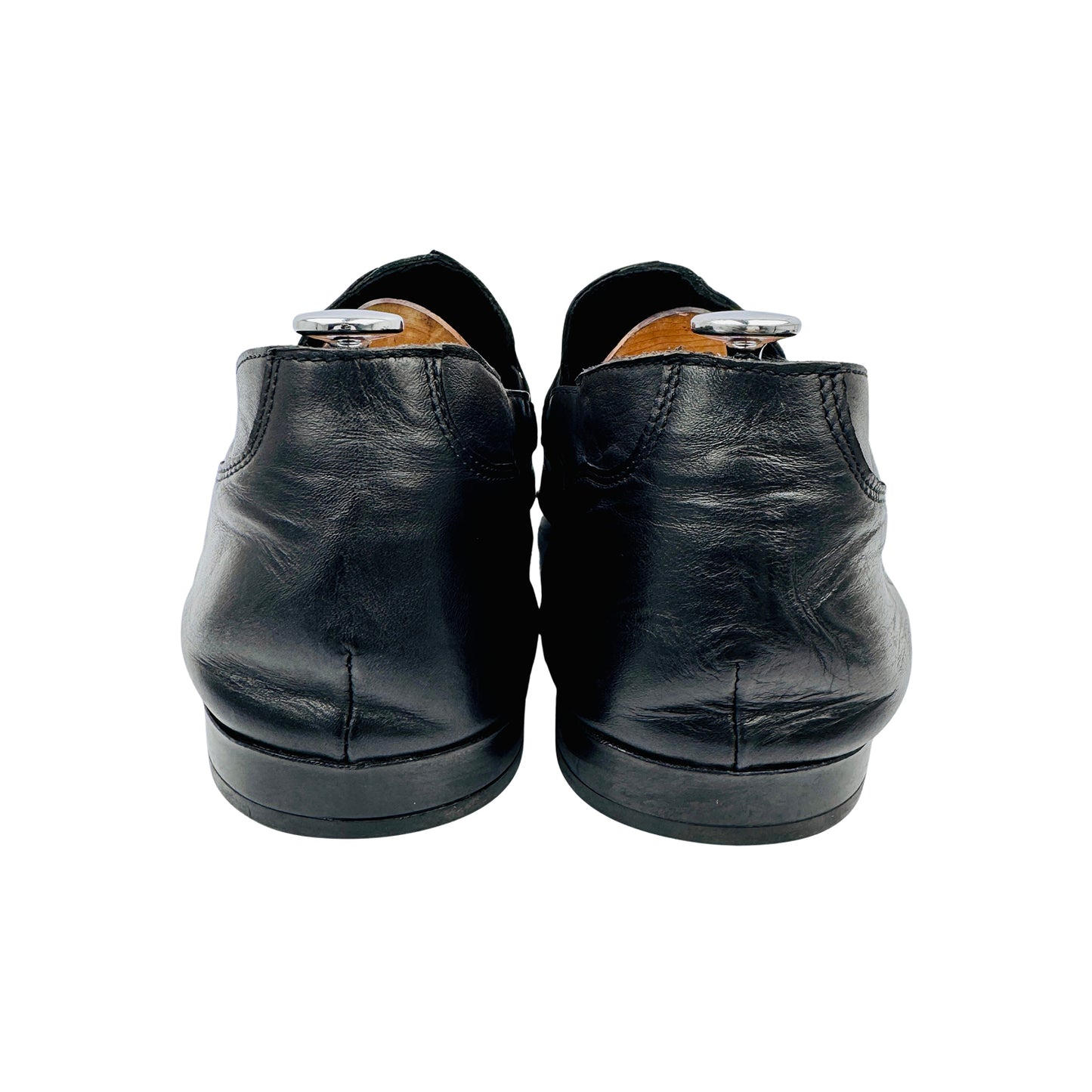 Dolce & Gabbana Men's Black Leather Loafers (Size 45)