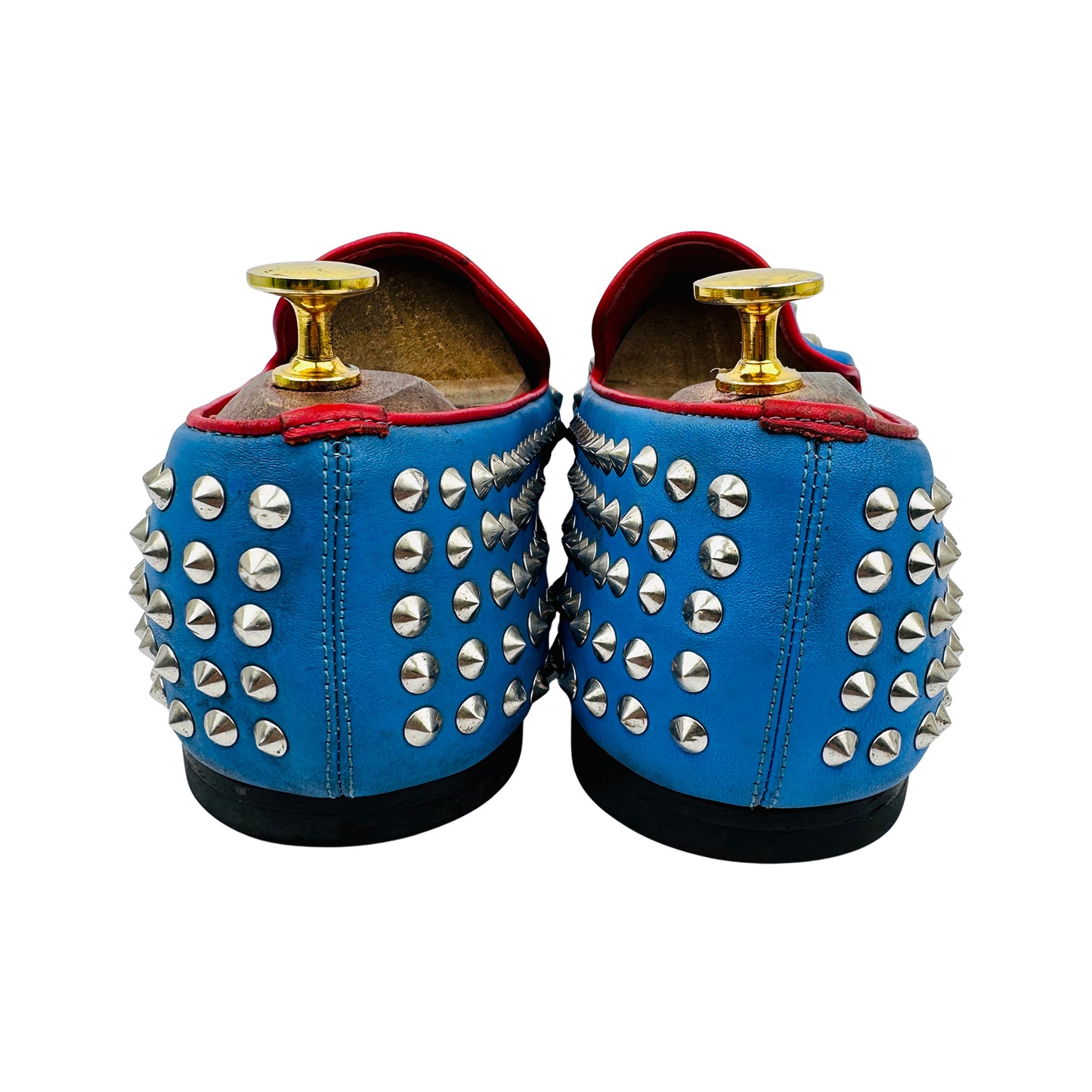 Gerard Tadroone Men's Spikes Rivets Loafers (Size 43)