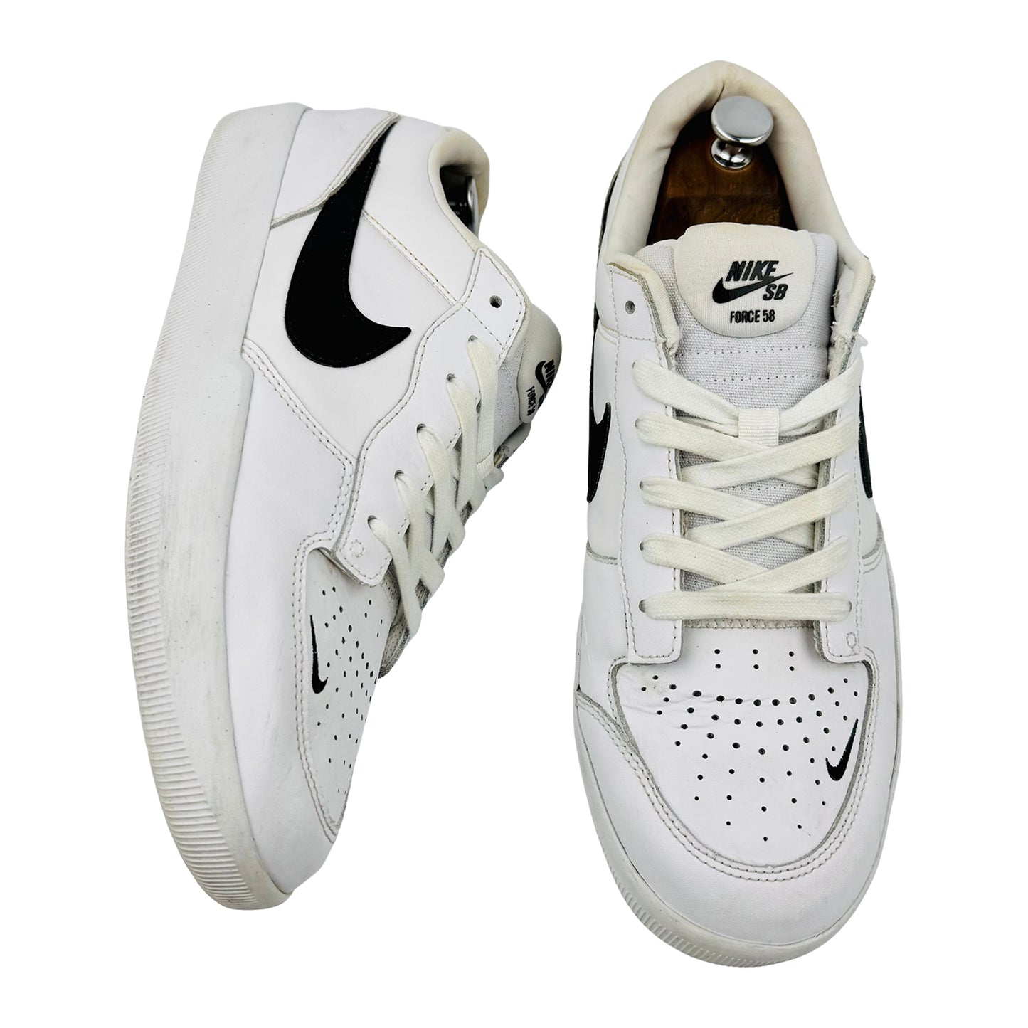 Nike SB Force 58 White Sneakers (Size 45.5) - DH7505-101
