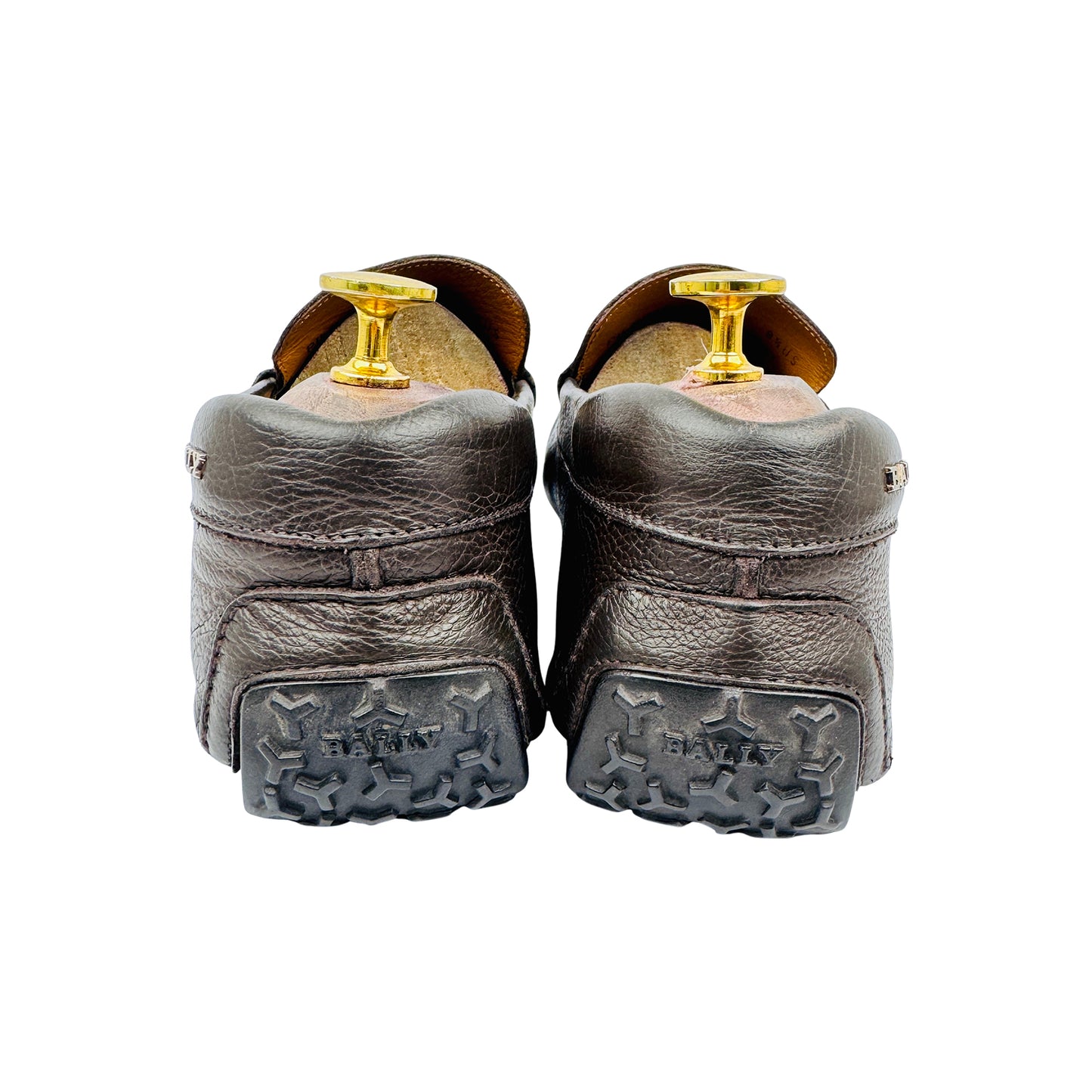 Bally Men's Brown Pilgrim Driver Loafers (Size 42.5)
