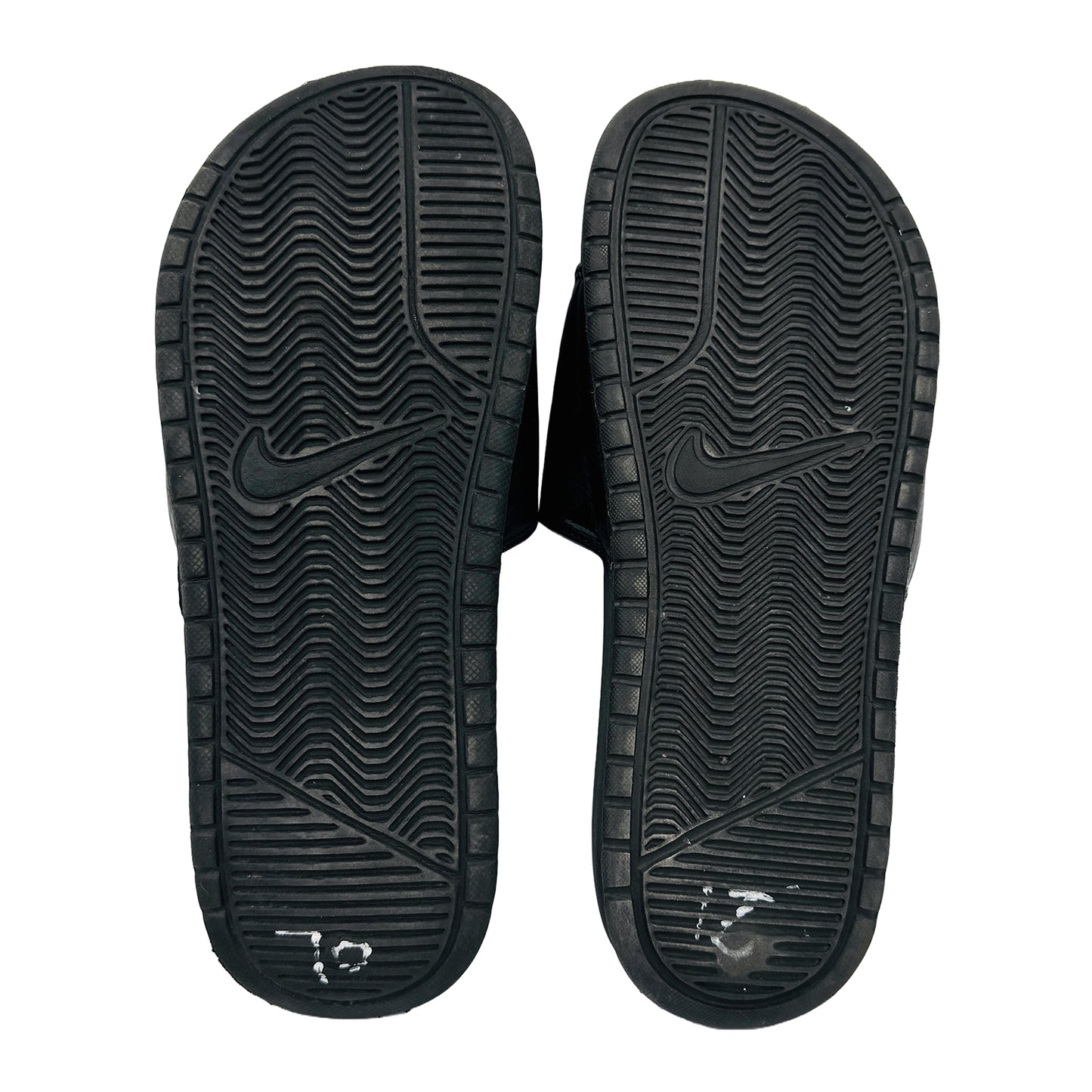 Outsole image of Nike Women's Benassi JDI Slippers (Size 39/39.5) - 343881-061
