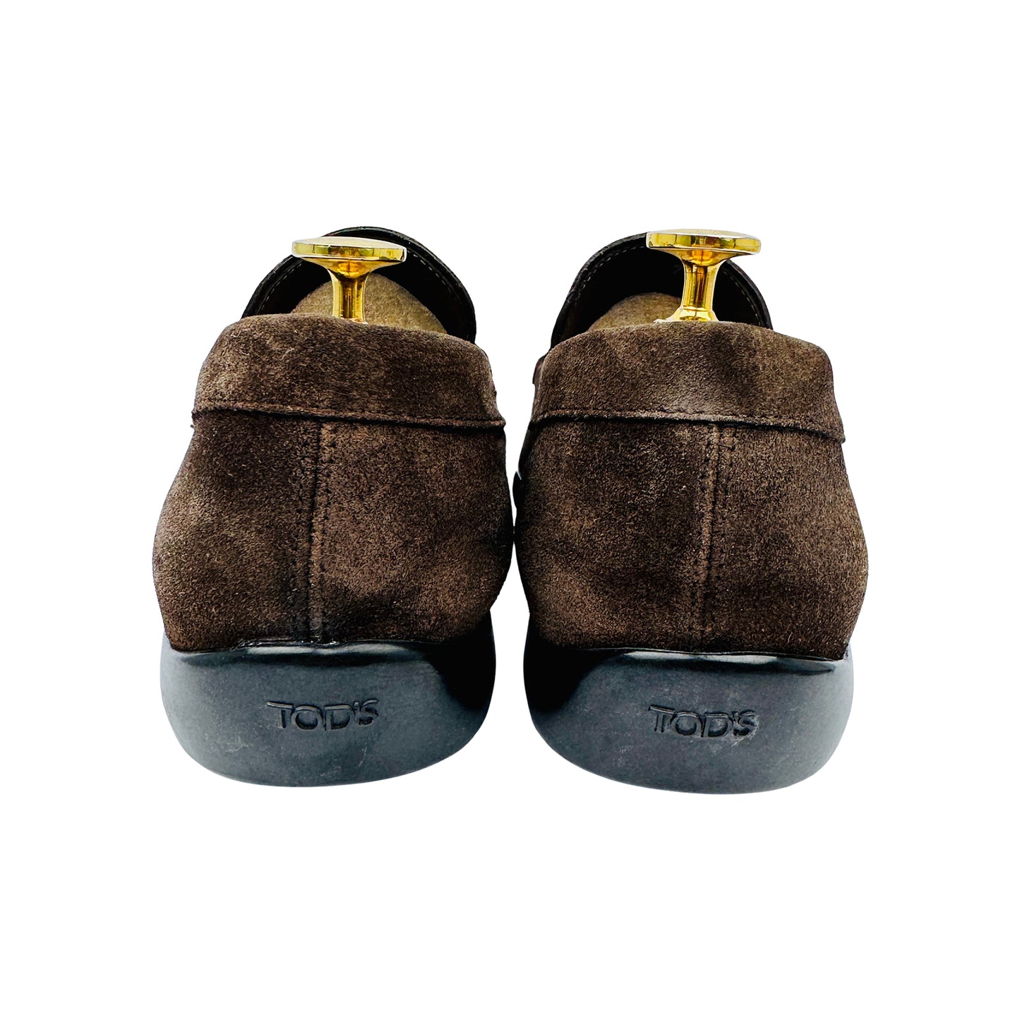 Tods Men's Brown Suede Loafers (Size 41/41.5)