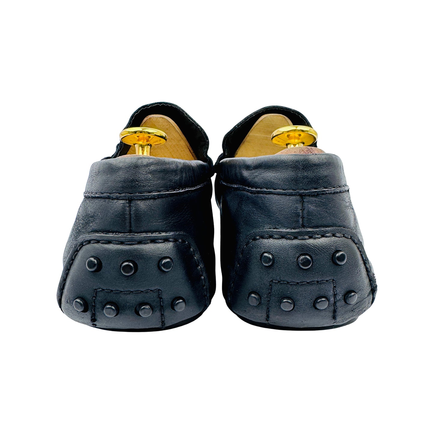 Tod's Men's Black Leather Loafers (Size 43/43.5)