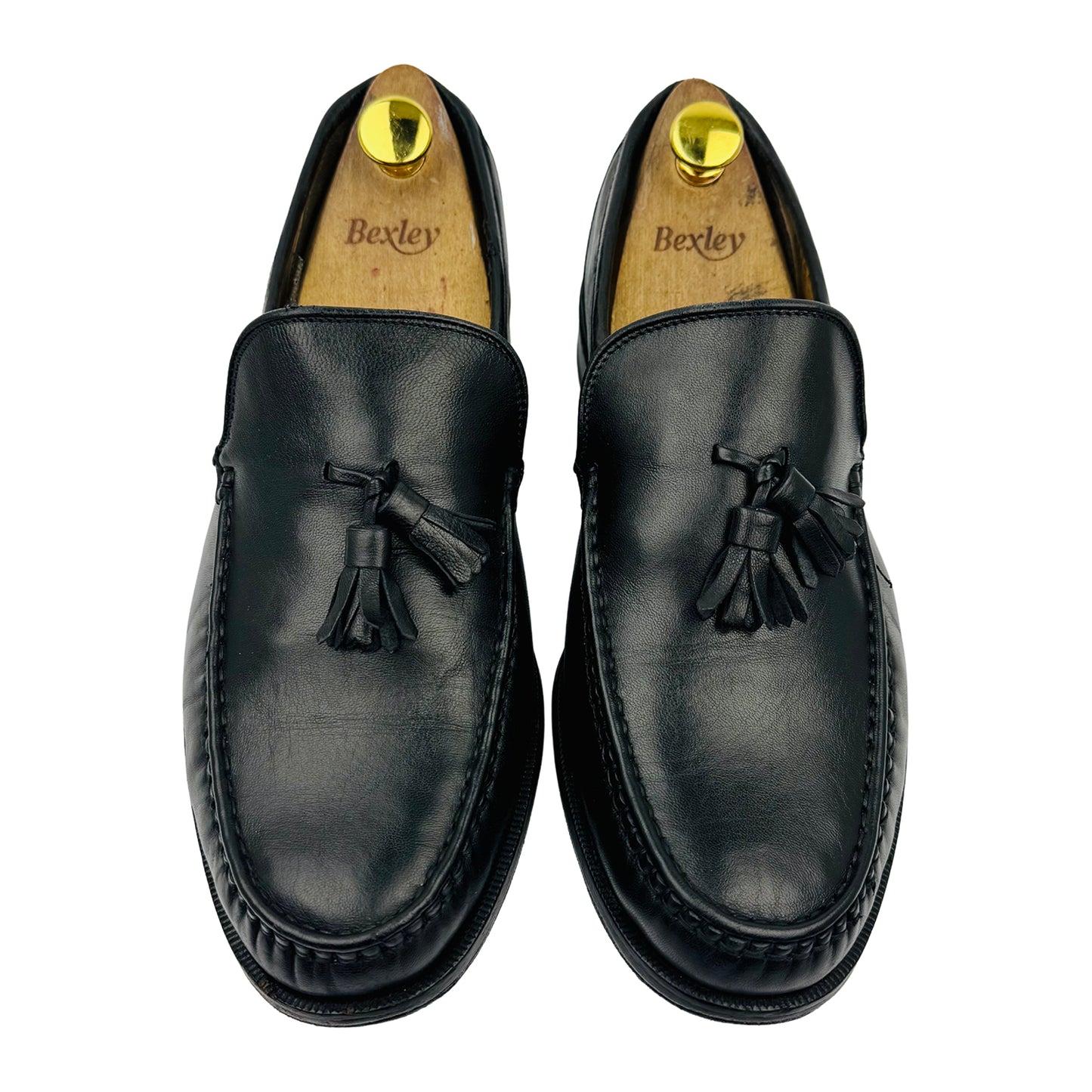 Bally Petralia Black Leather Tassel Loafer (Size 43/43.5)