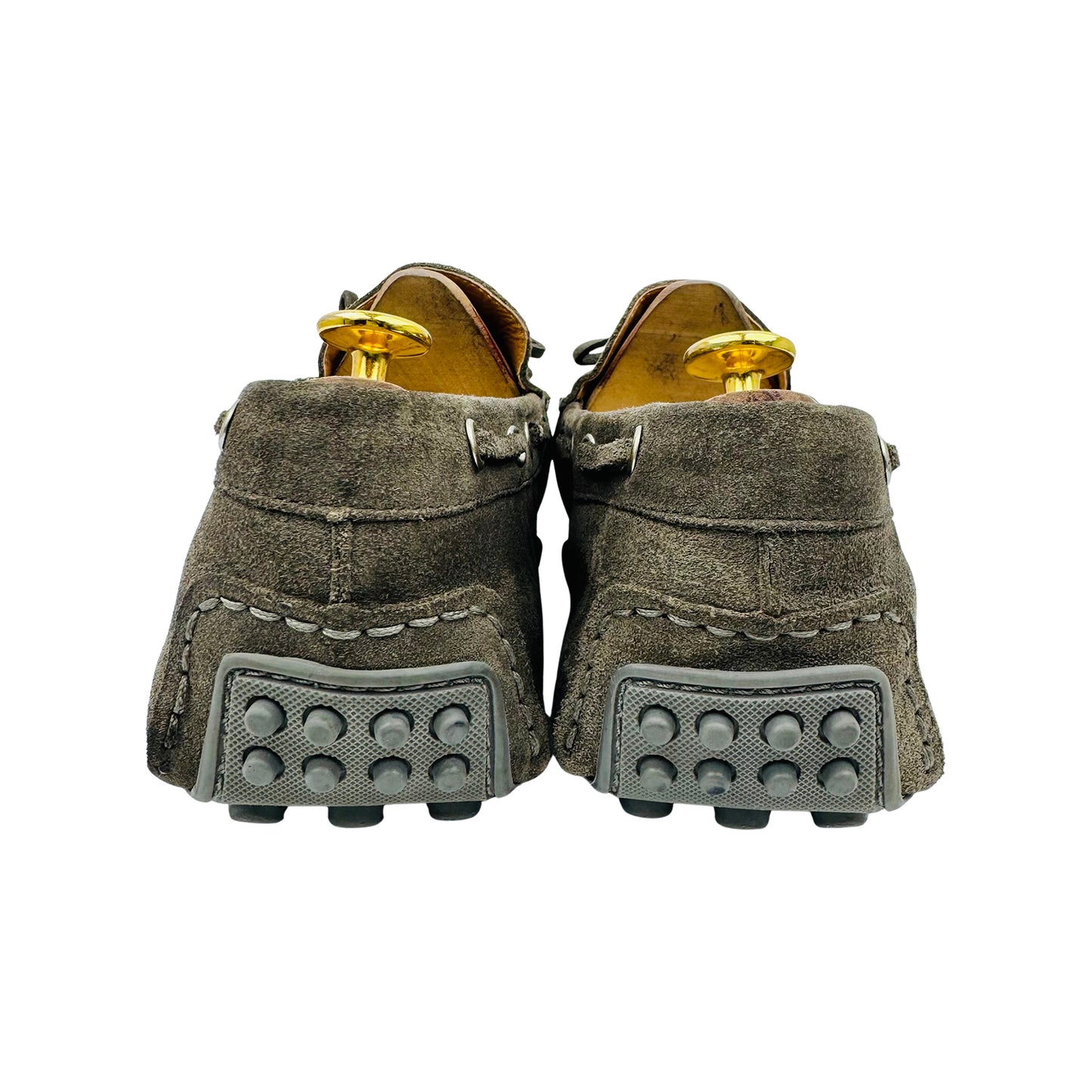 Zara Men's Brown Suede Tassel Loafers (Size 43)