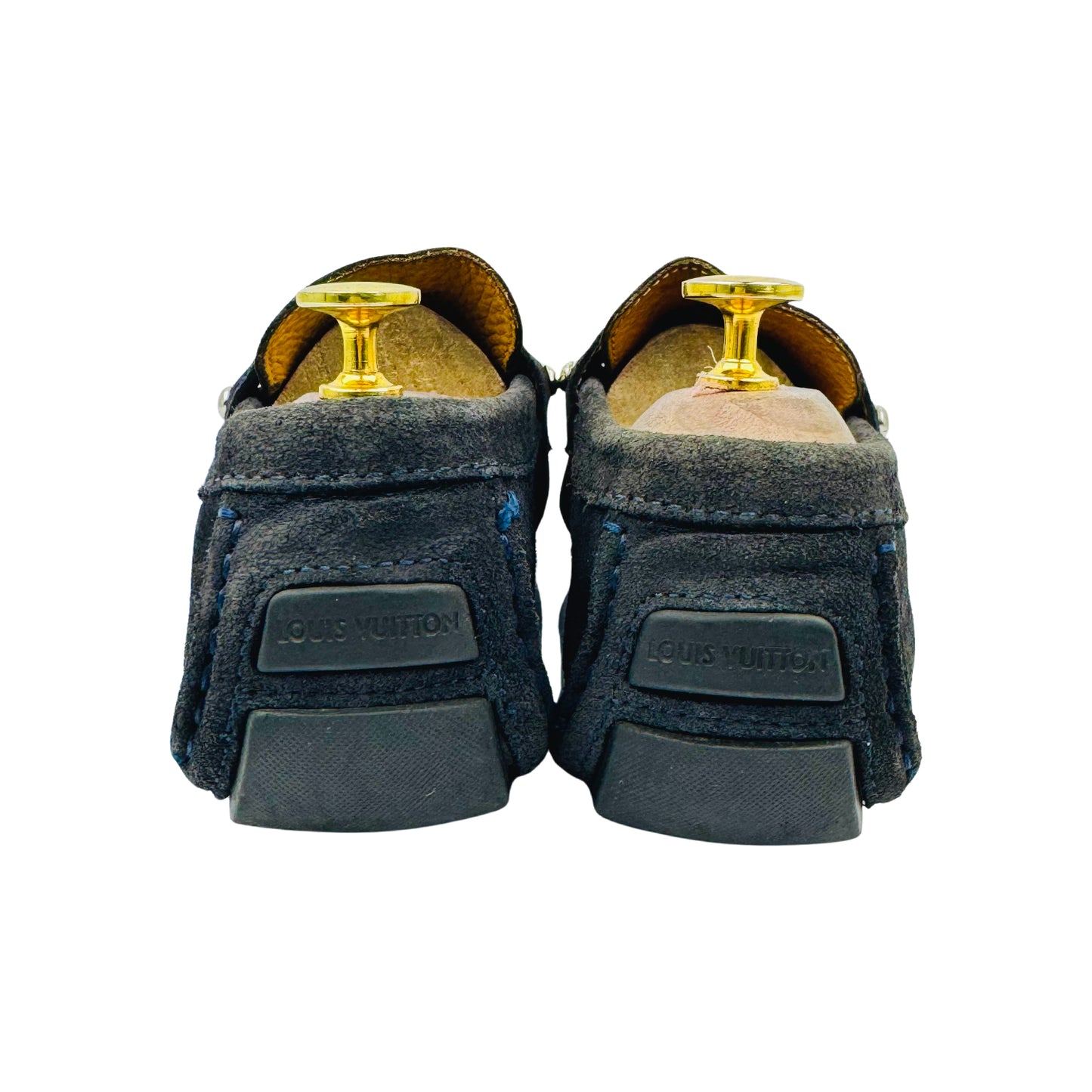 Louis Vuitton Monte Carlo Navy Suede Loafer (Size 42)