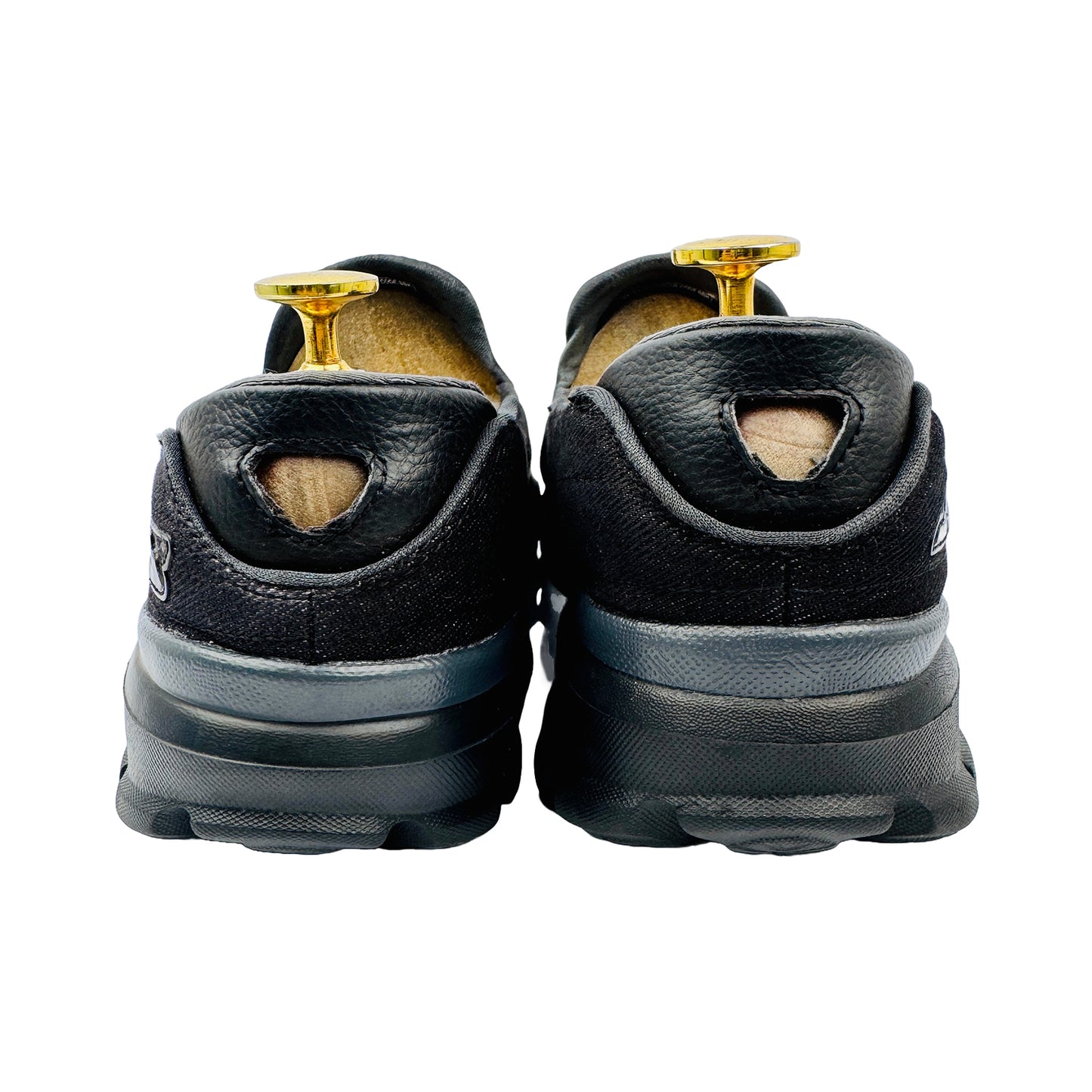 Back Side image of Skechers Men's Go Walk 3 Black Shoes (Size 42.5) - 53984 BBK