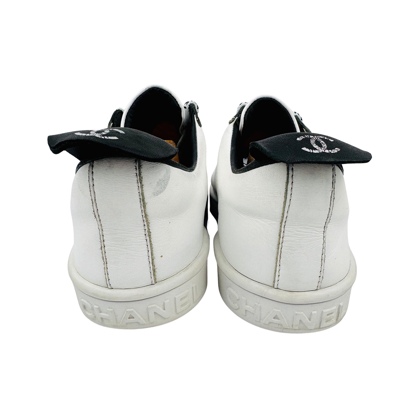 Chanel Men's Monogram Shoelace Sneakers (Size 43/43.5)