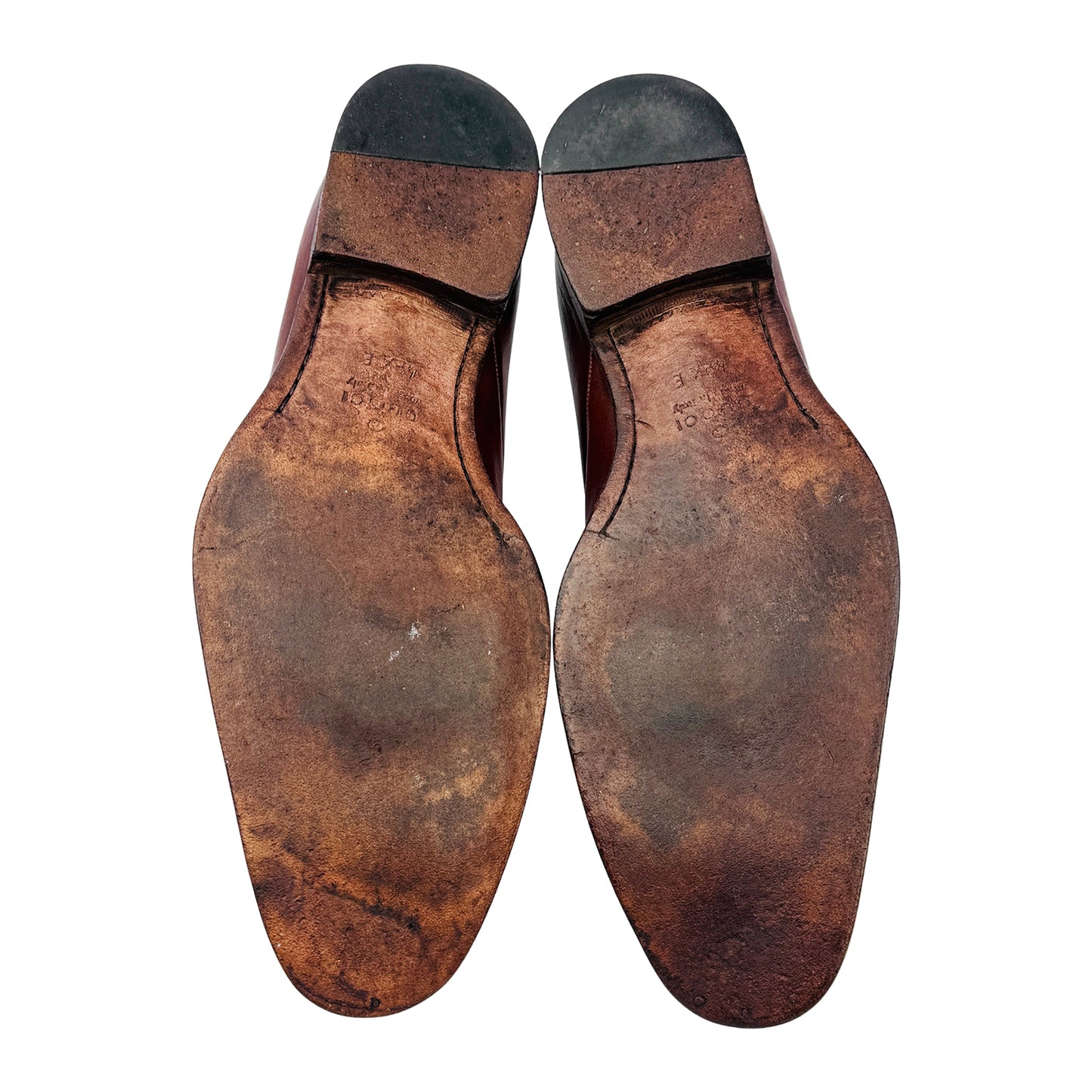 Gucci Men's Leather Monk Strap Derby Loafers (Size 43/43.5)
