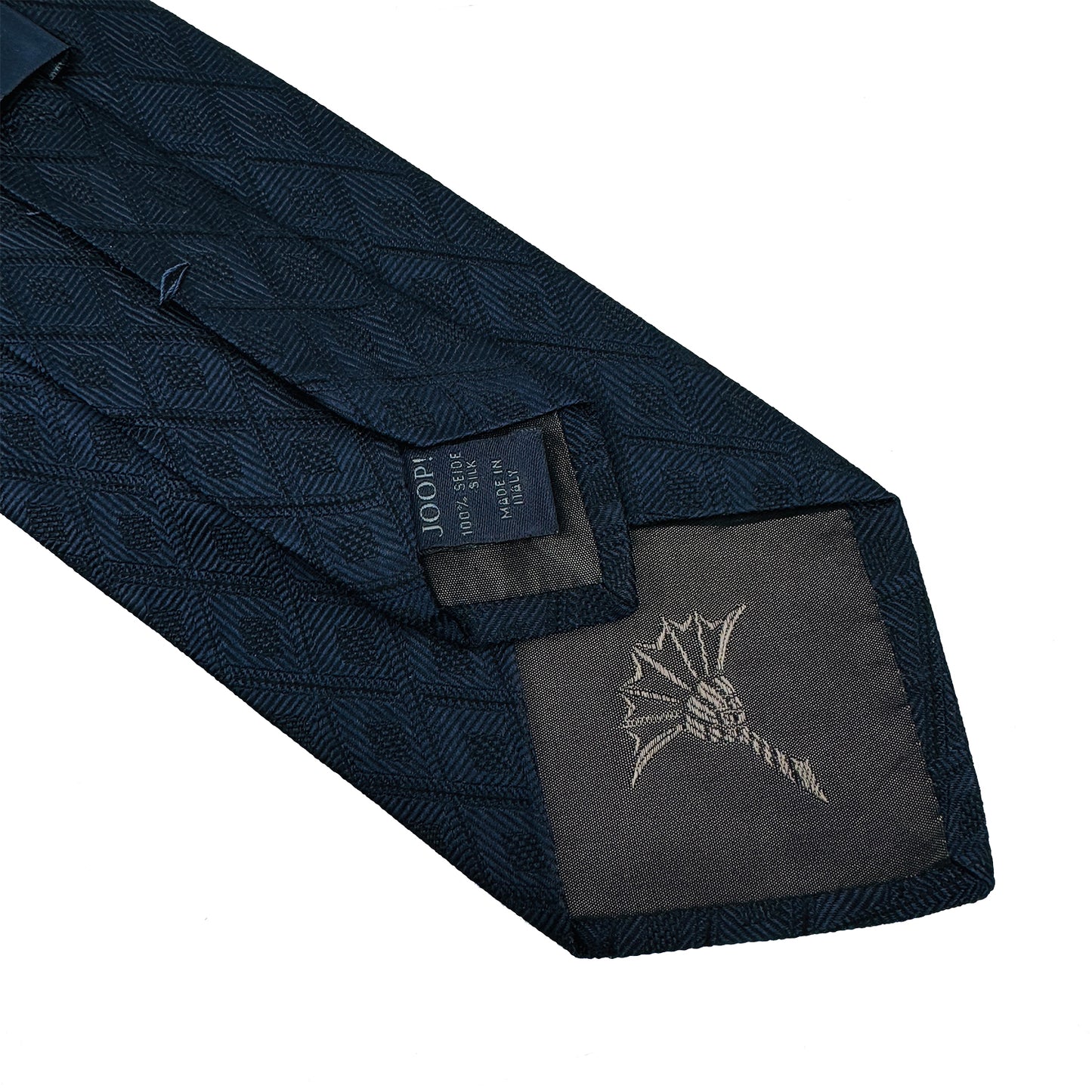 Joop Dark Navy Blue Silk Italian Tie (Size Regular)