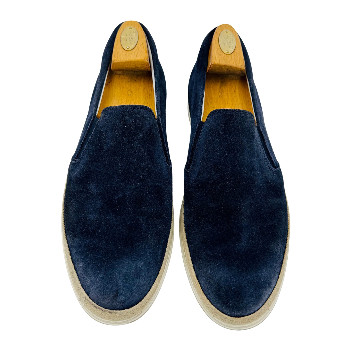 Tod's Men's Navy Suede Espadrille Shoes (Size 43)