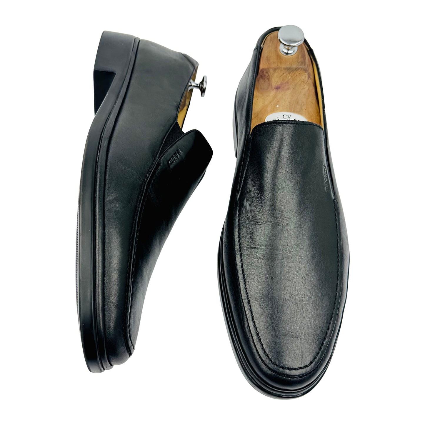 Bally Men's Black Calf Leather Slipon Loafer (Size 45)