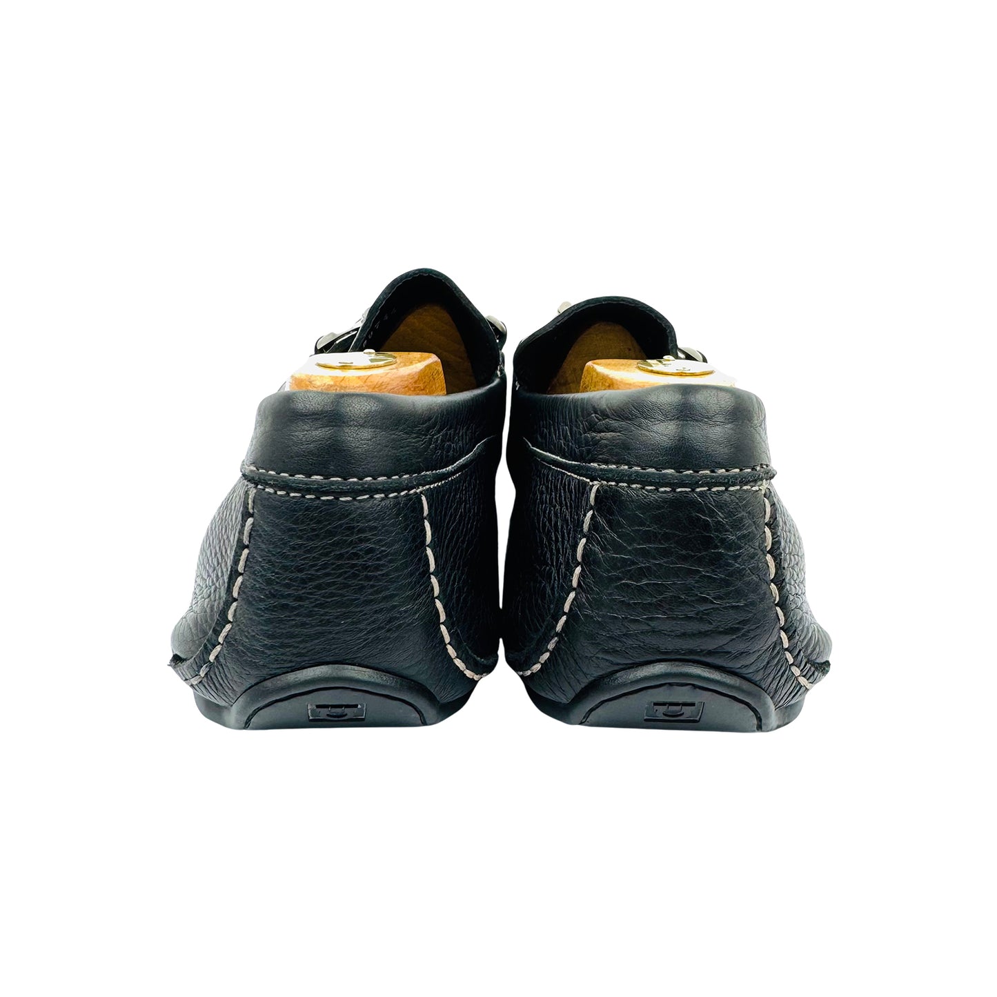 Salvatore Ferragamo Parigi Gancini Driver Black Loafer (Size 45)