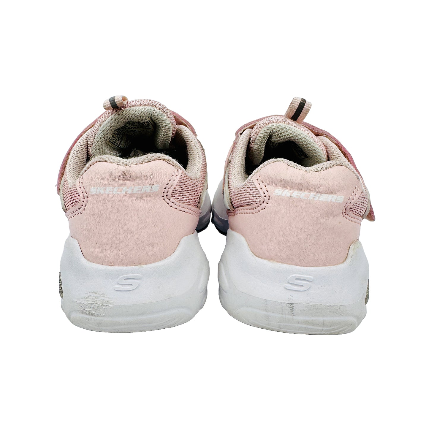 Back Side image of Skechers Kid's D'Lites Ultra Shoes (Size 27.5) - 664144L PNK