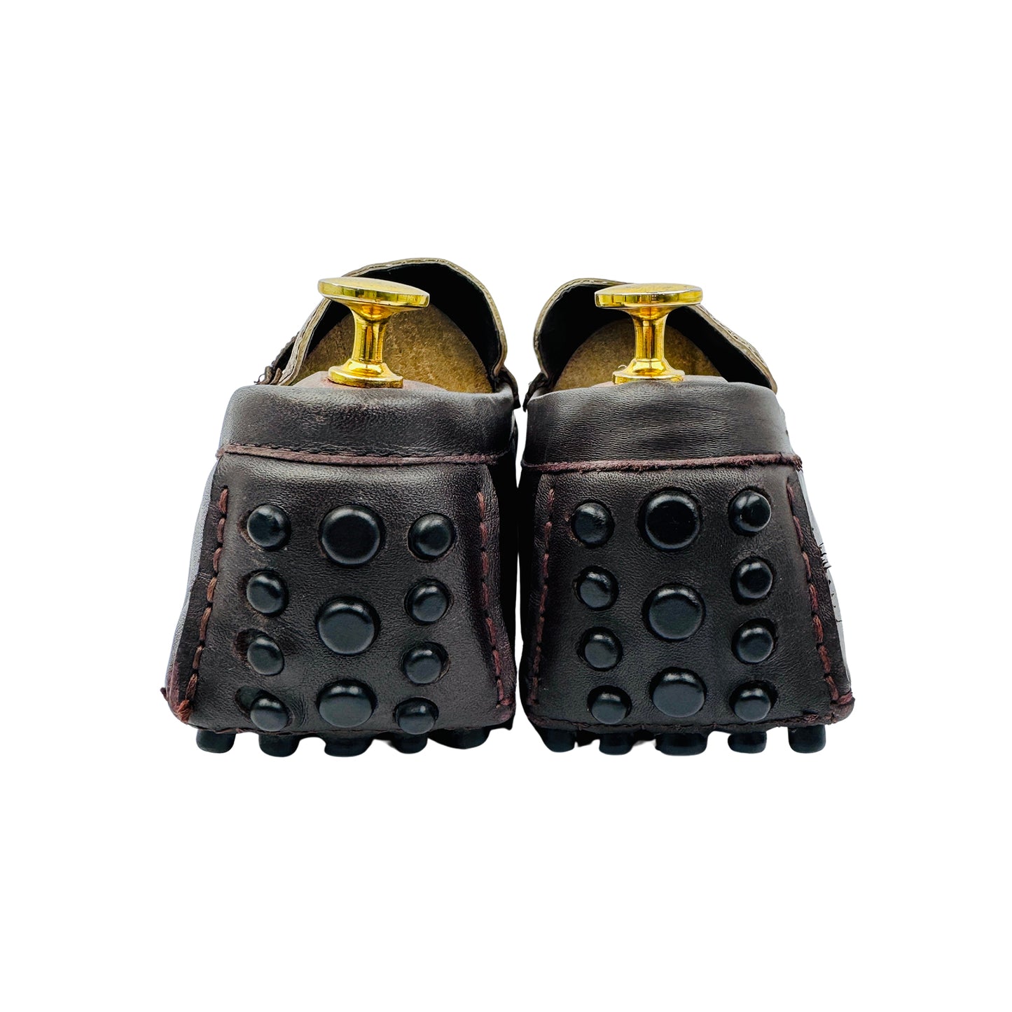 Gucci GG Supreme Web Driver Loafers (Size 42.5)