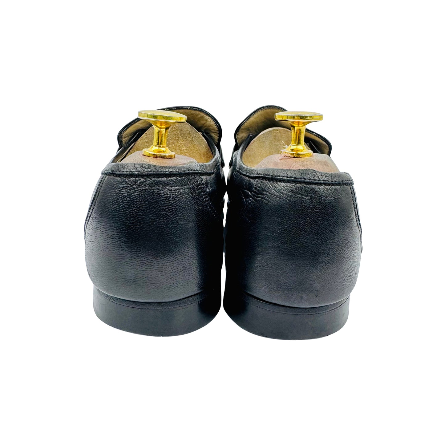 Bally Men's Black Leather Bit Loafer (Size 42)